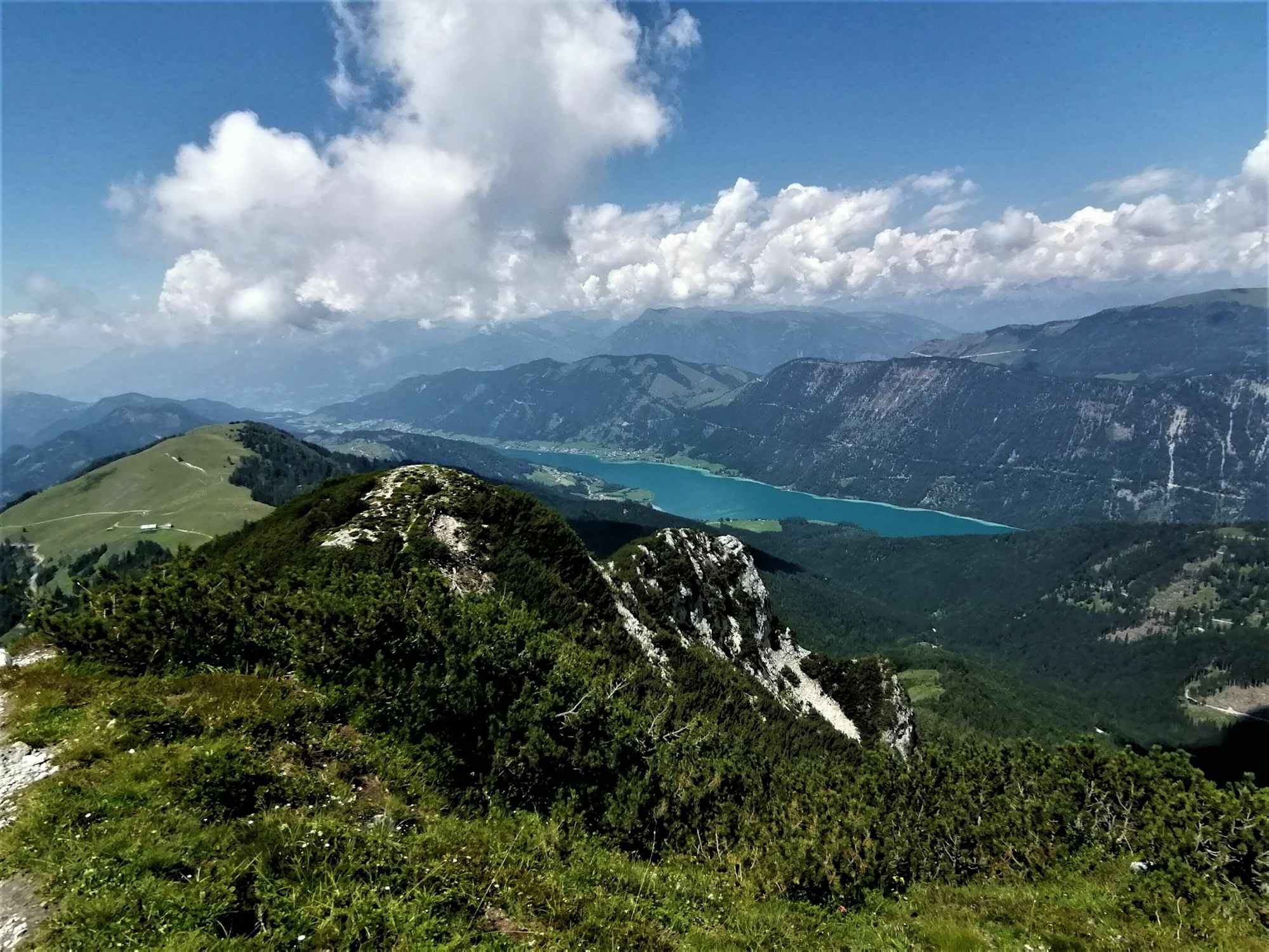 Blick von Nordwesten zum Weissensee