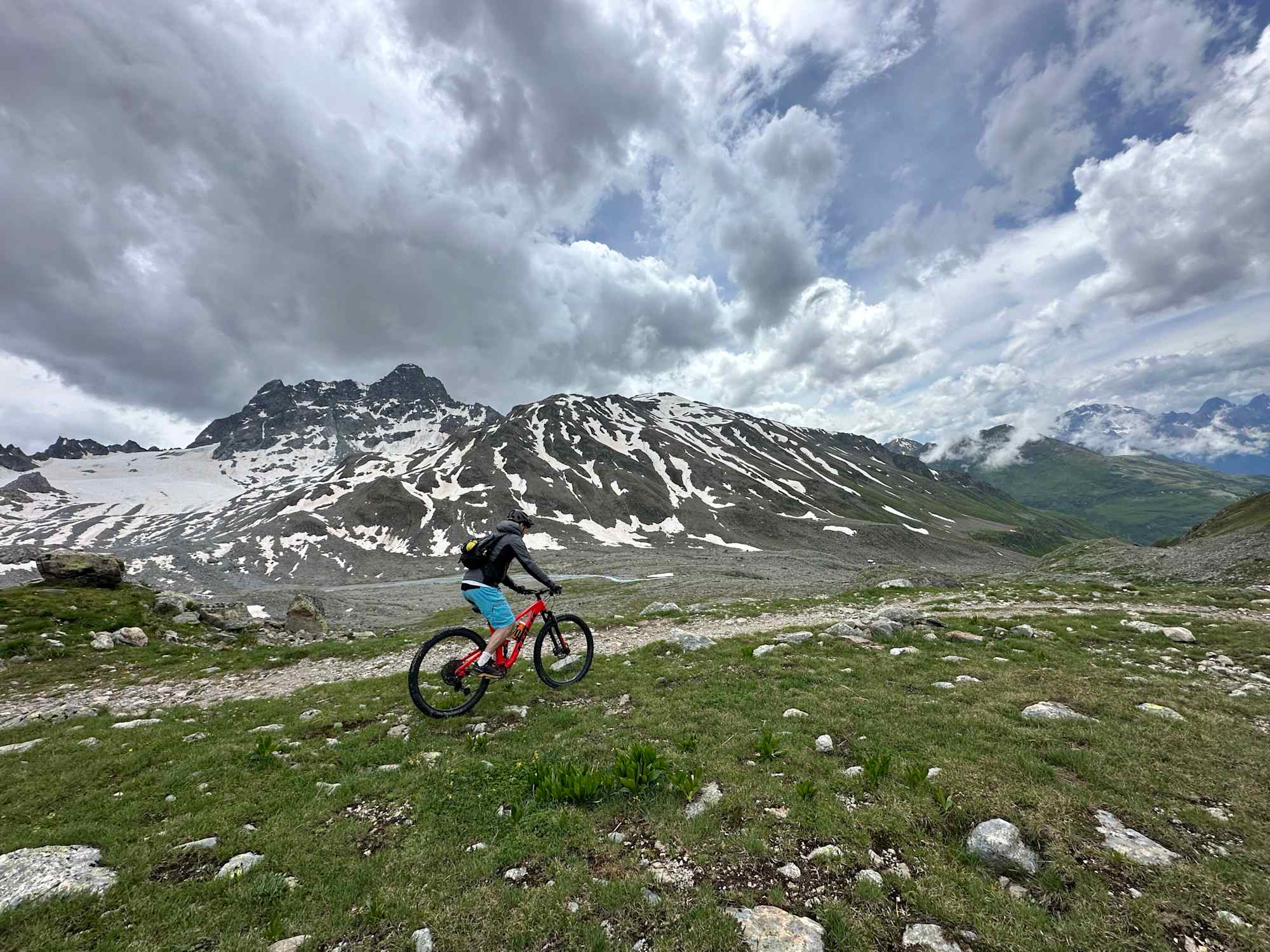 Abfahrt von der Keschhütte