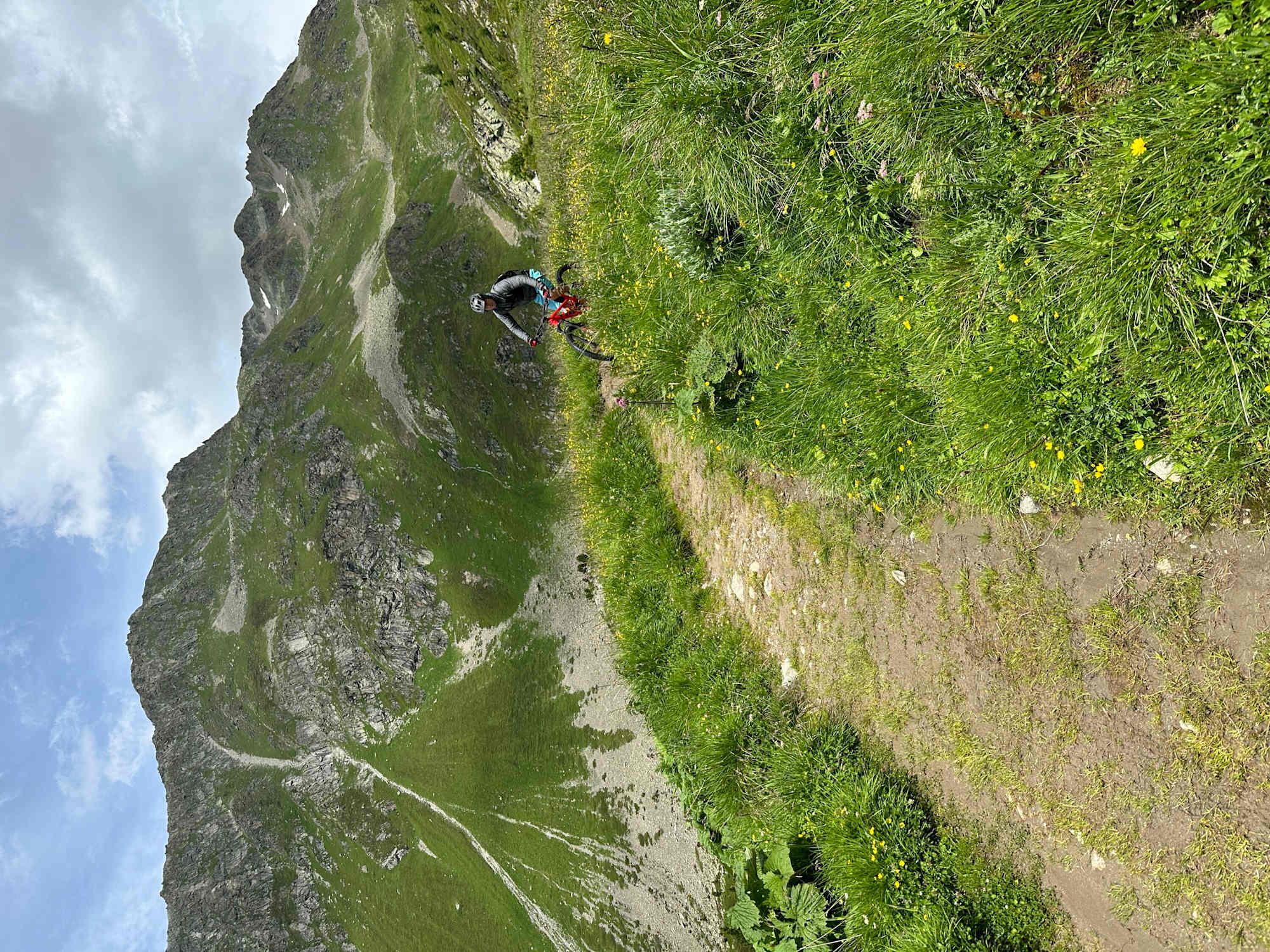 Abfahrt von der Keschhütte