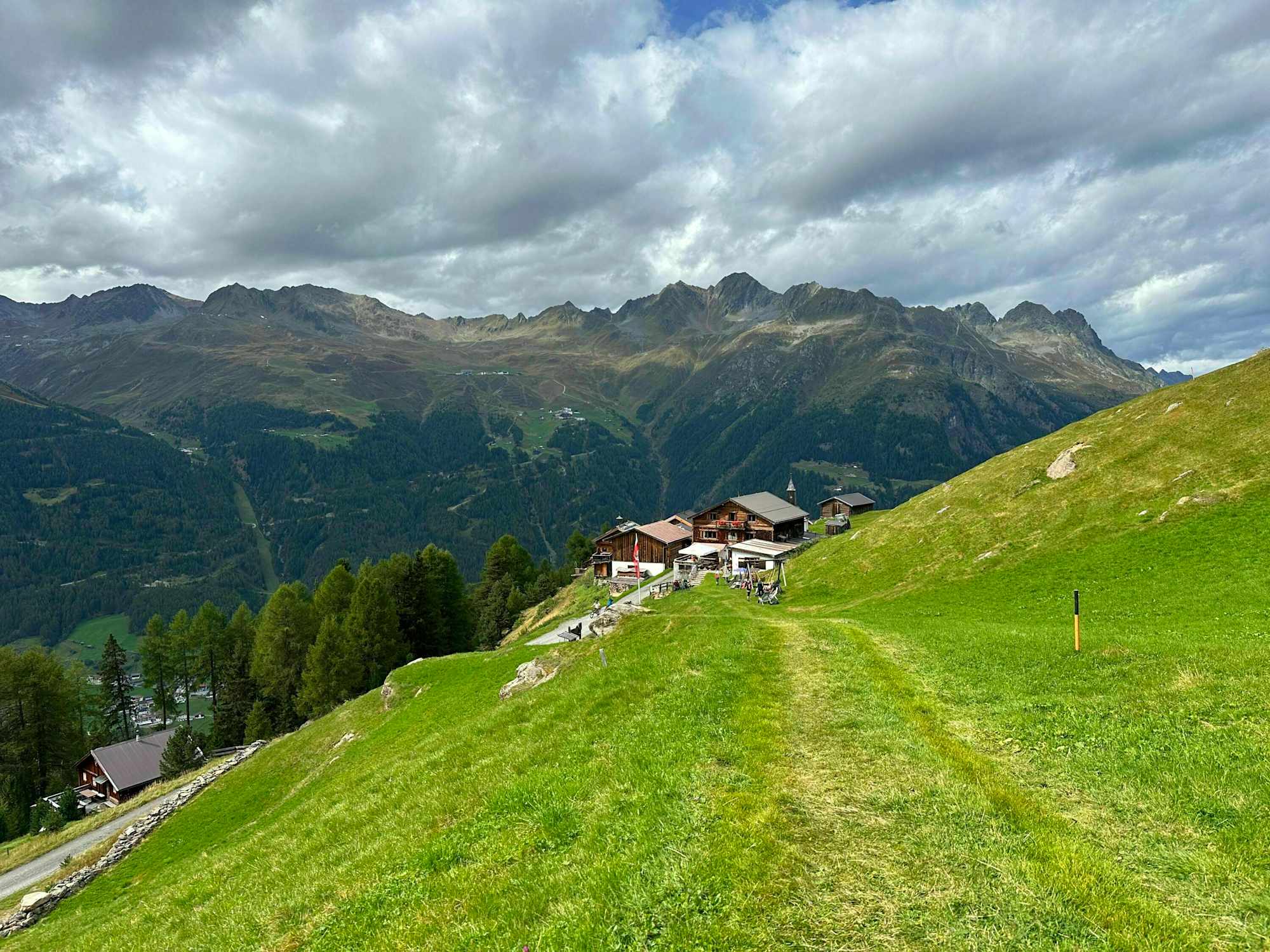Blick zur Kleblealm