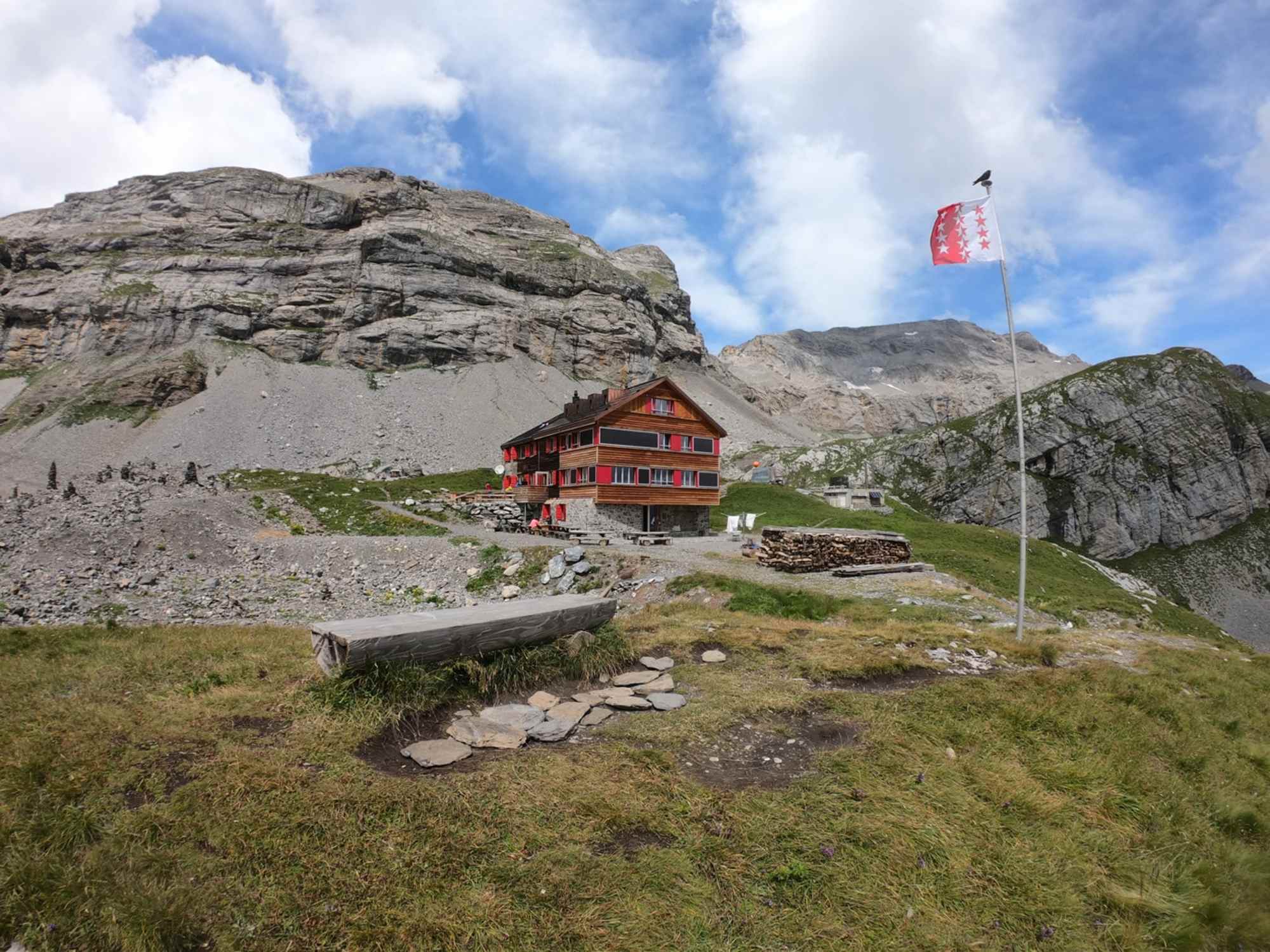 Die wunderschöne Landschaft rund um der Lämmerenhütte.