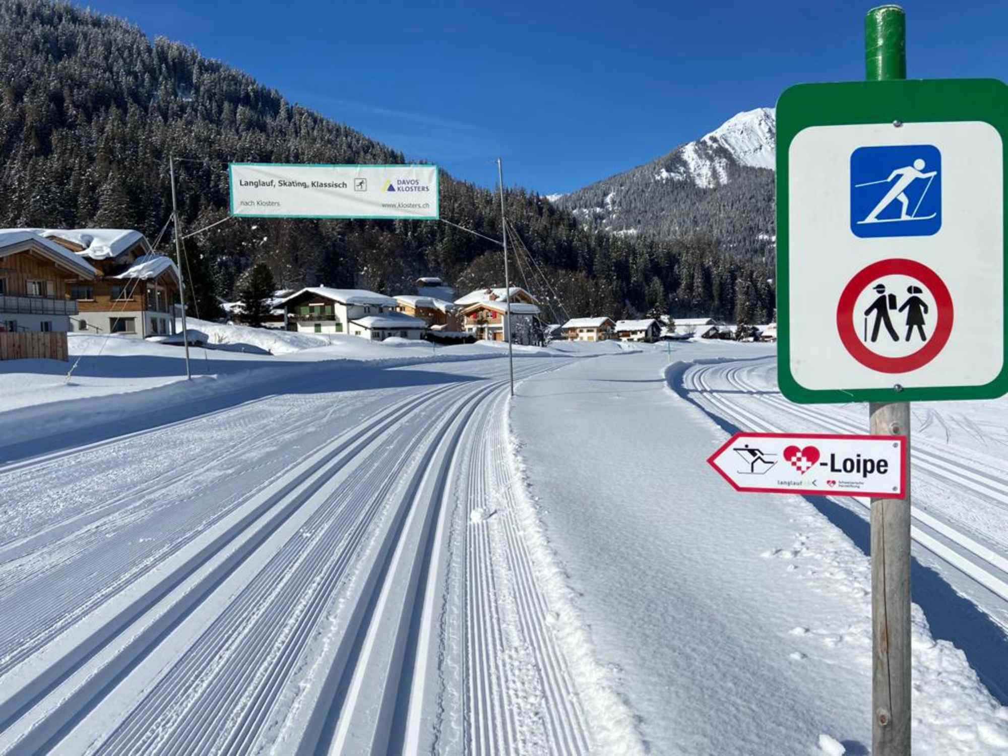 Herzloipe Klosters