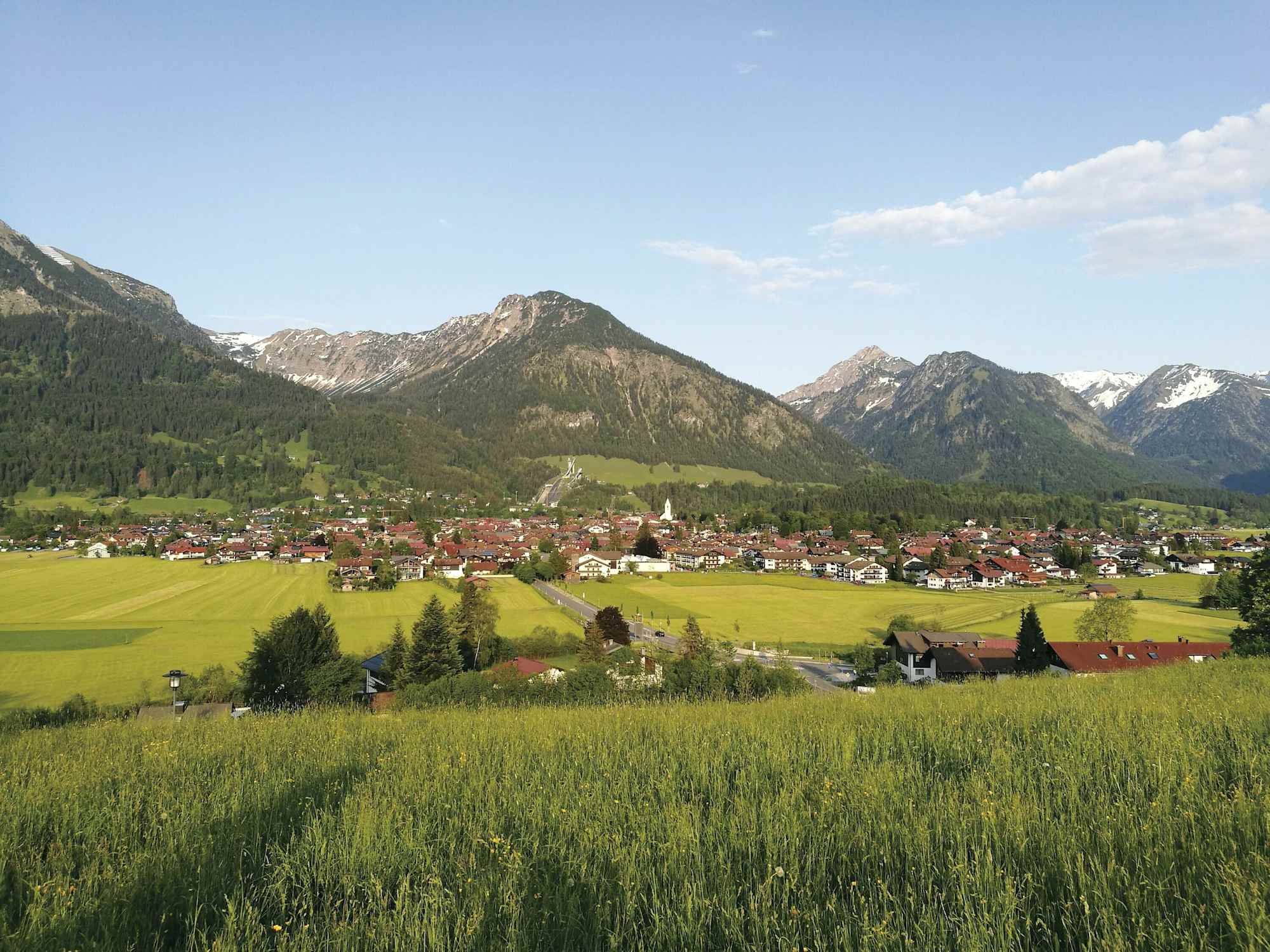 Blick auf Oberstdorf