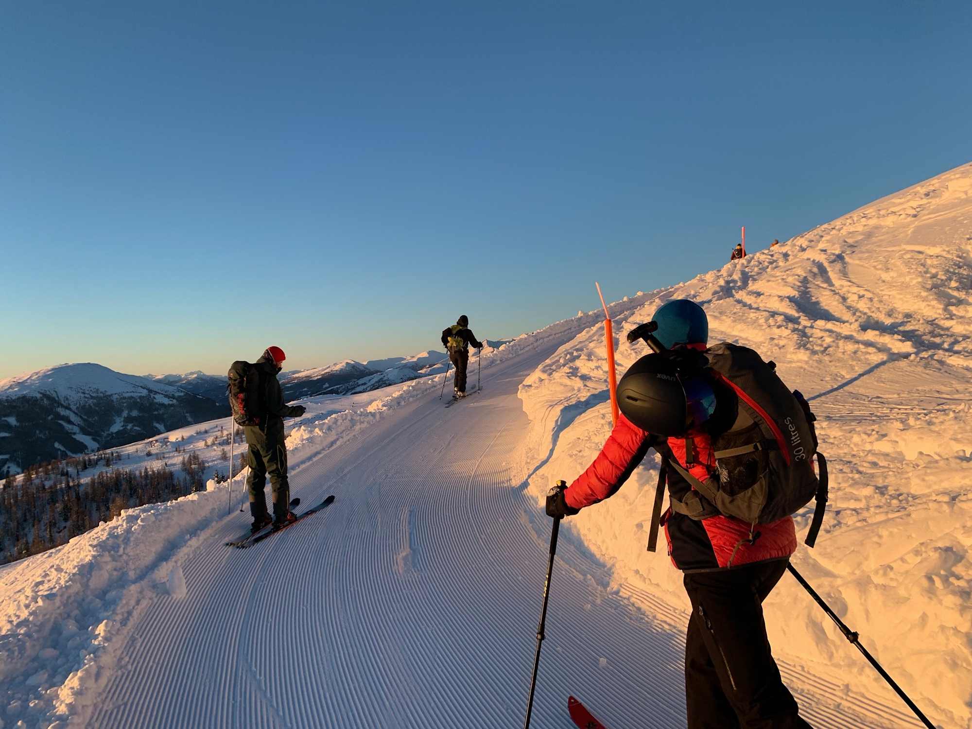 Pistenskitour auf das Grosseck und Speiereck