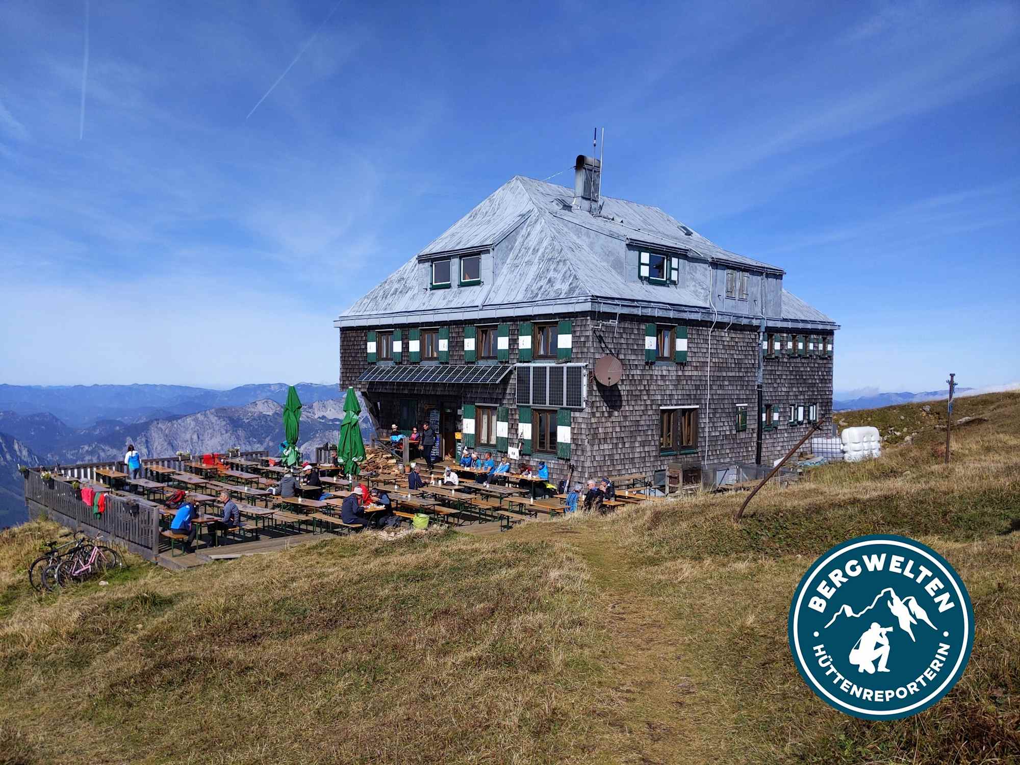 Die Reichensteinhütte in den Ennstaler Alpen