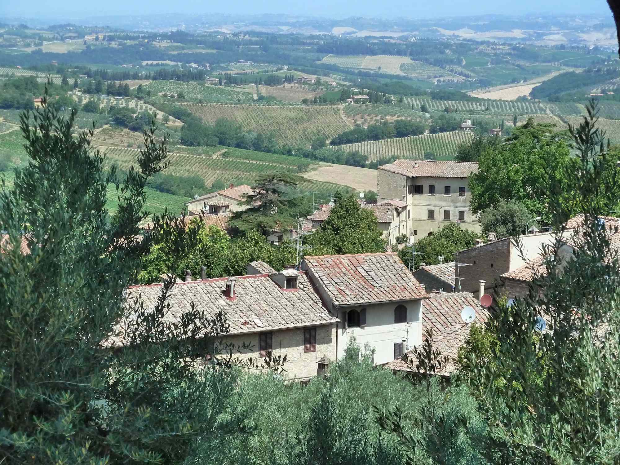 Aussicht von San Gimignano