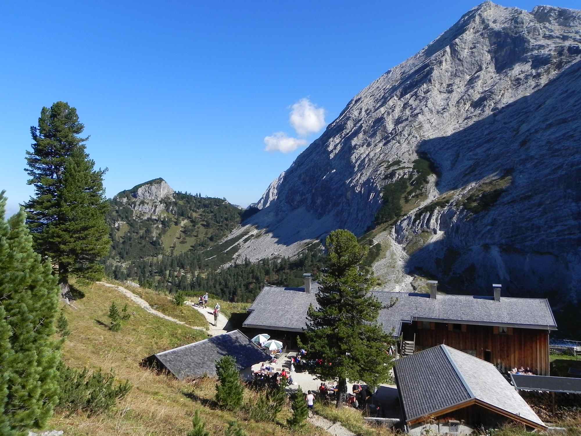 Blick zum Schachentor