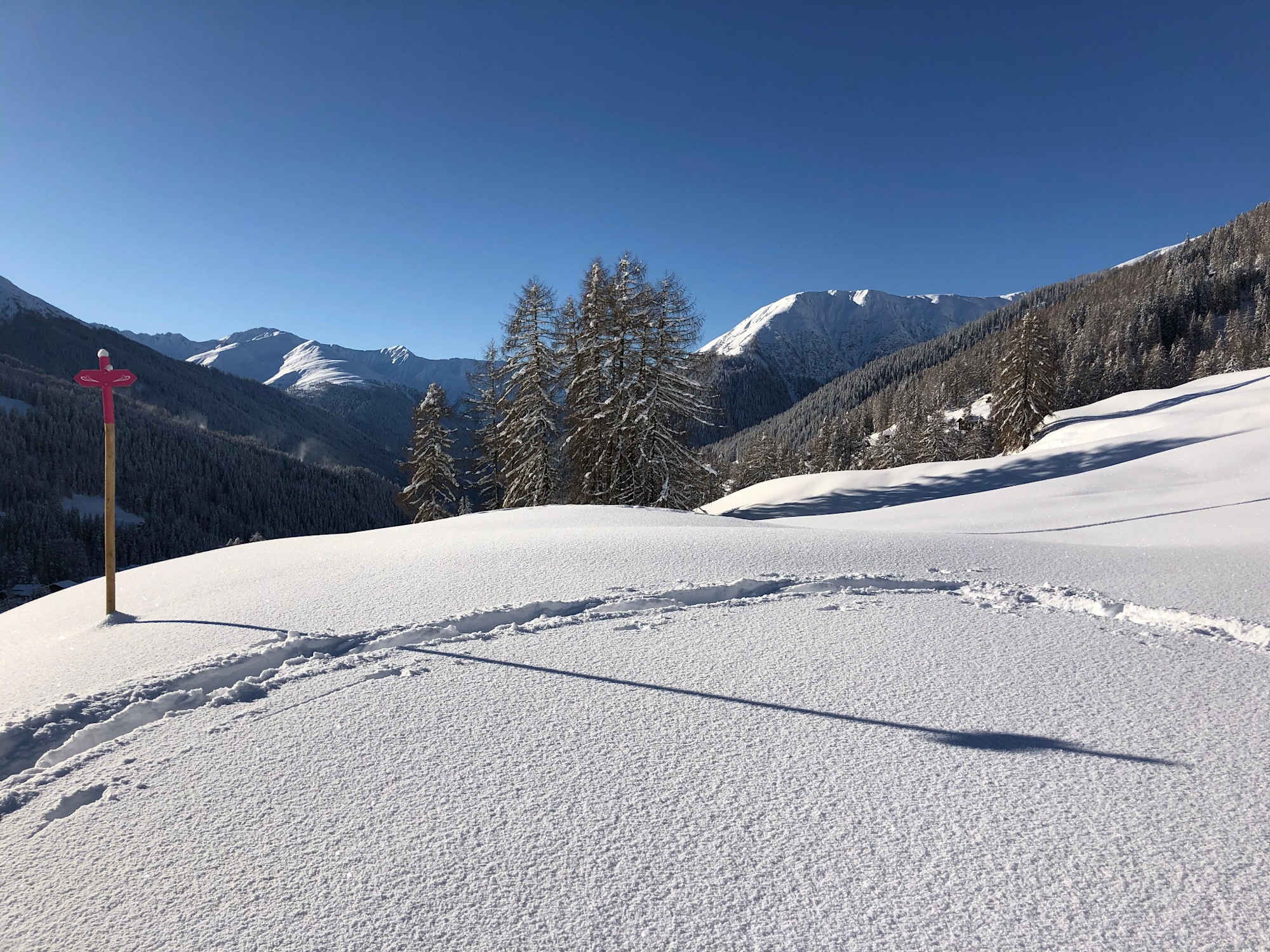 Die Route ist gut auschgeschildert