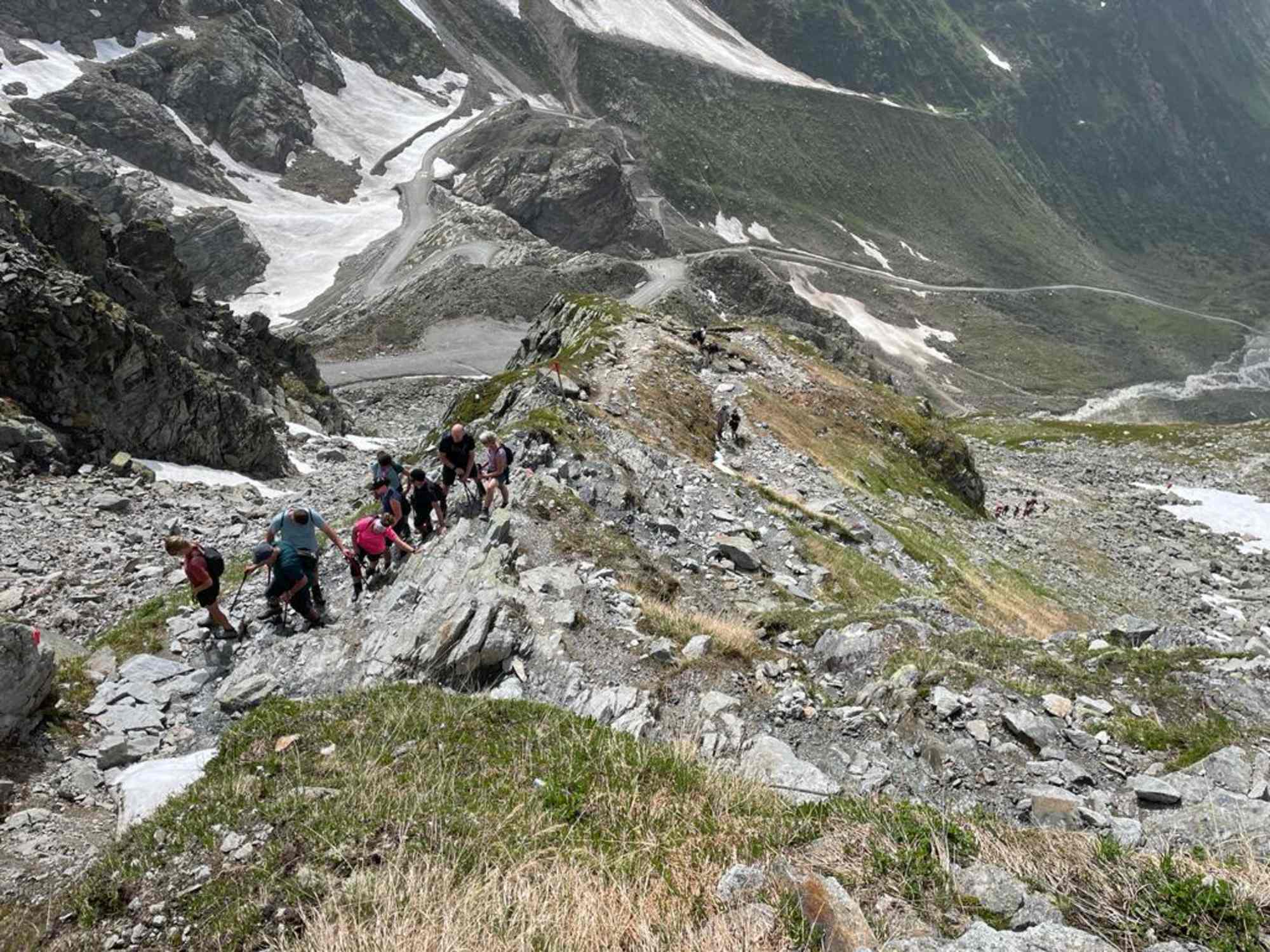 Aufstieg zur Braunschweiger Hütte