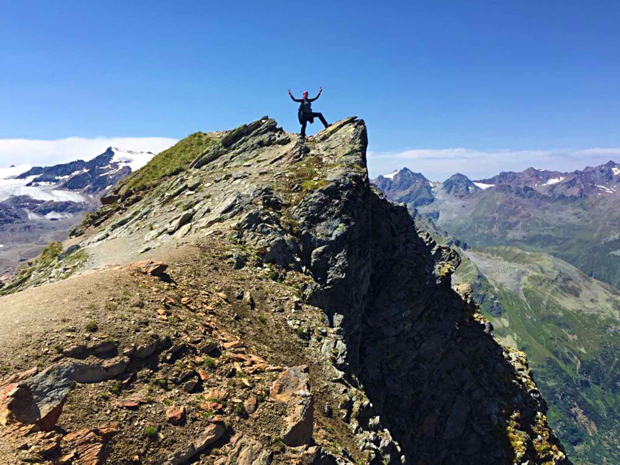 Aufstieg zum Pitztaler Jöchl