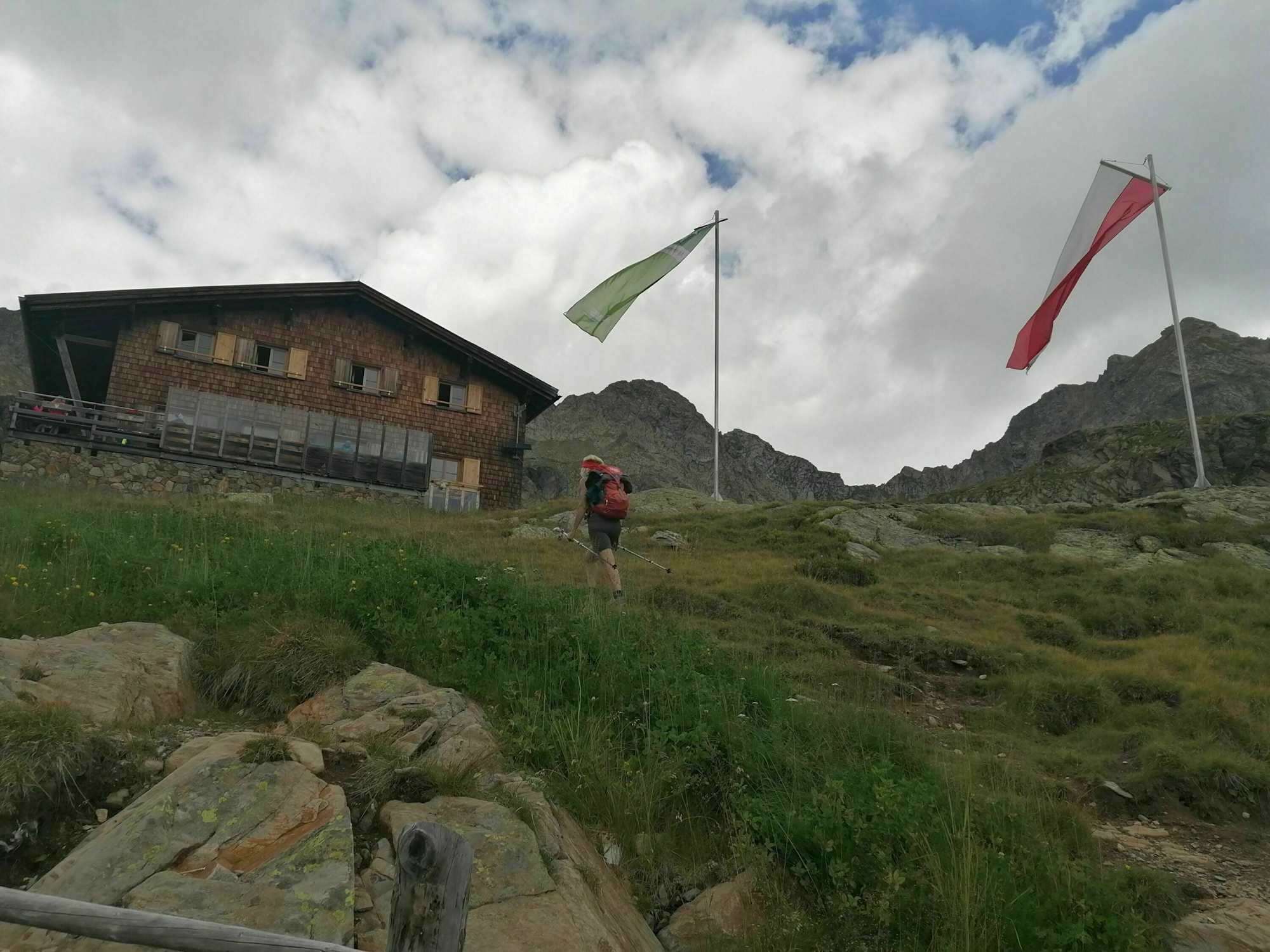 Die letzten Meter zur Tiefrastenhütte