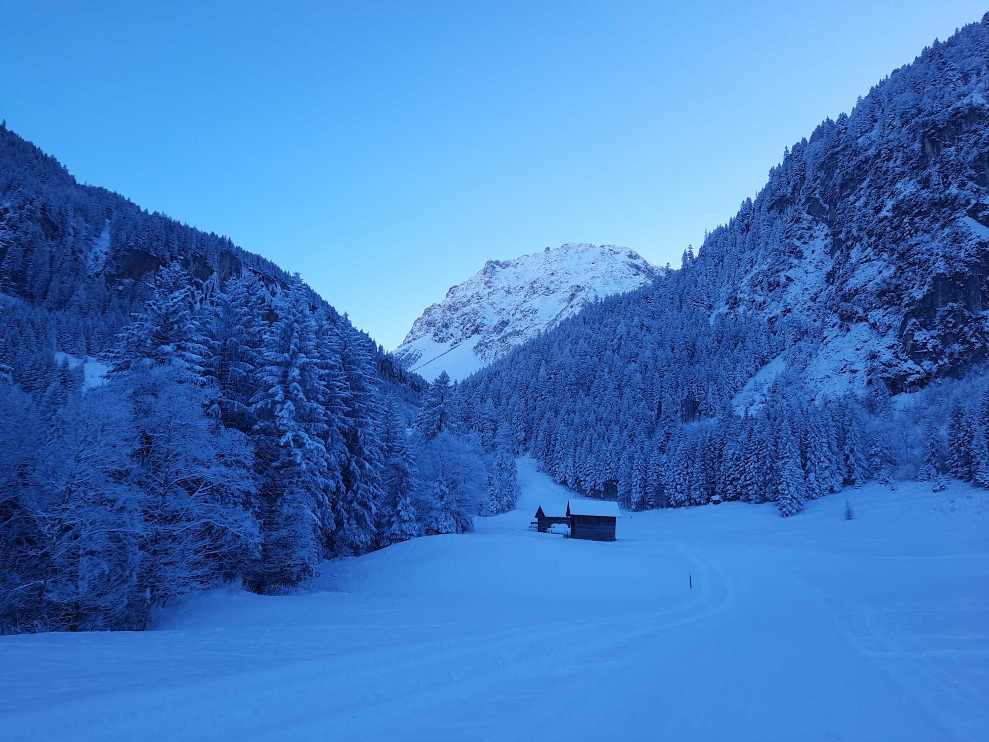 Unterwegs zur Schattenlaganthütte