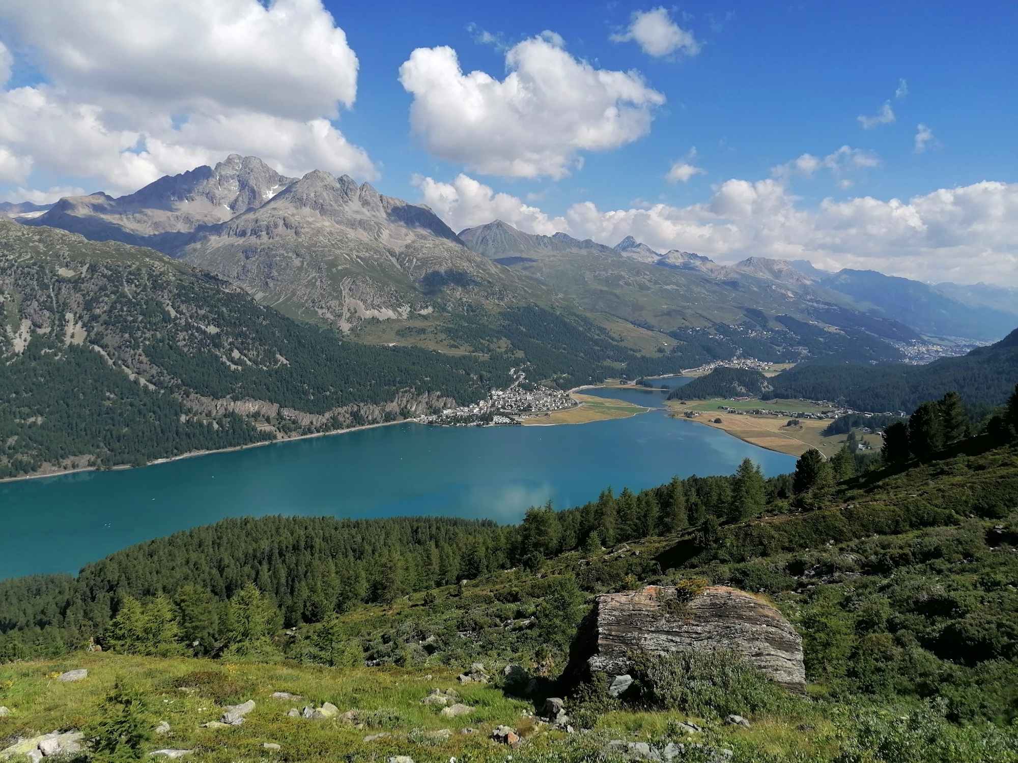 Blick Richtung St. Moritz