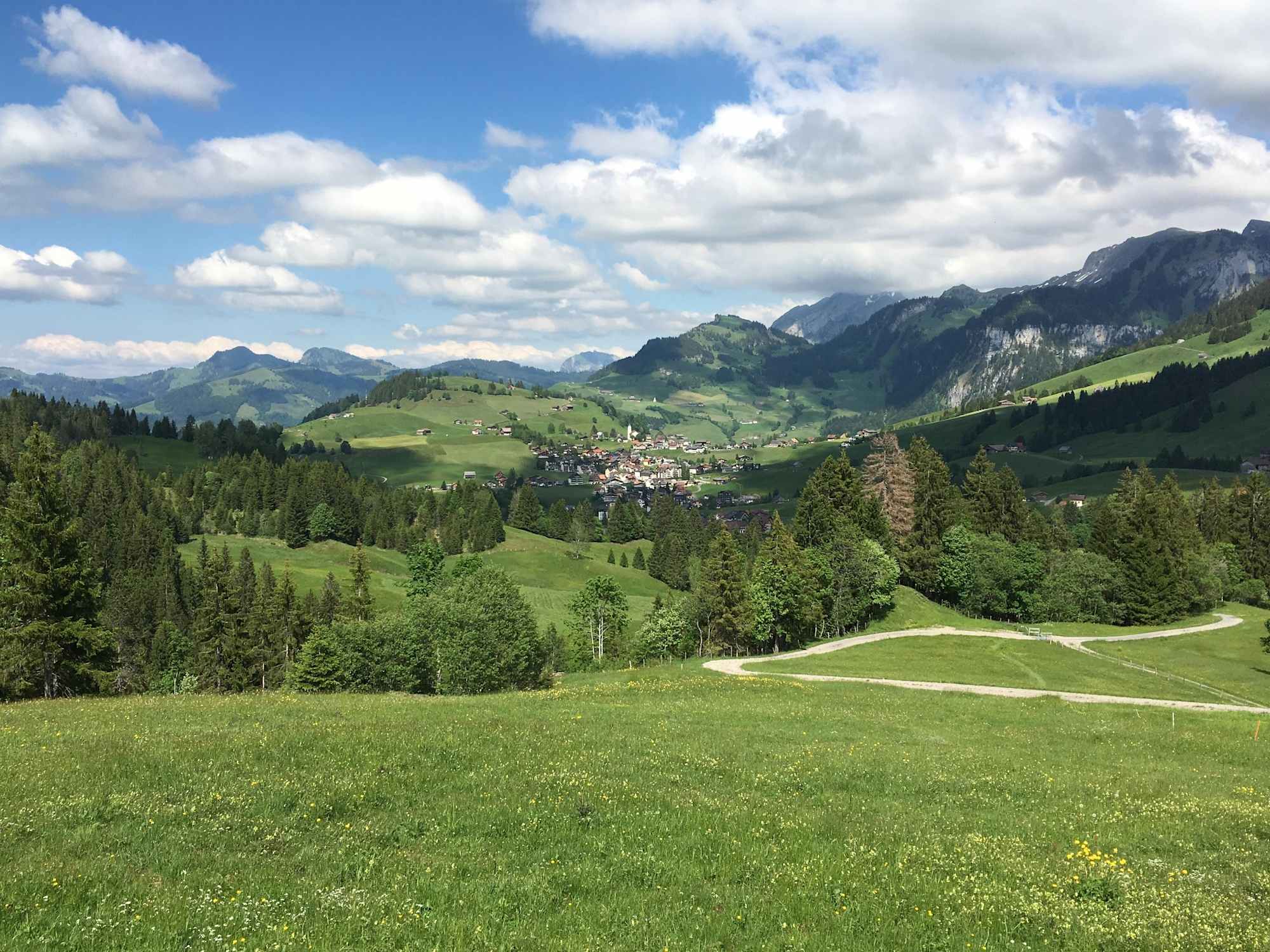 Blick auf Oberiberg