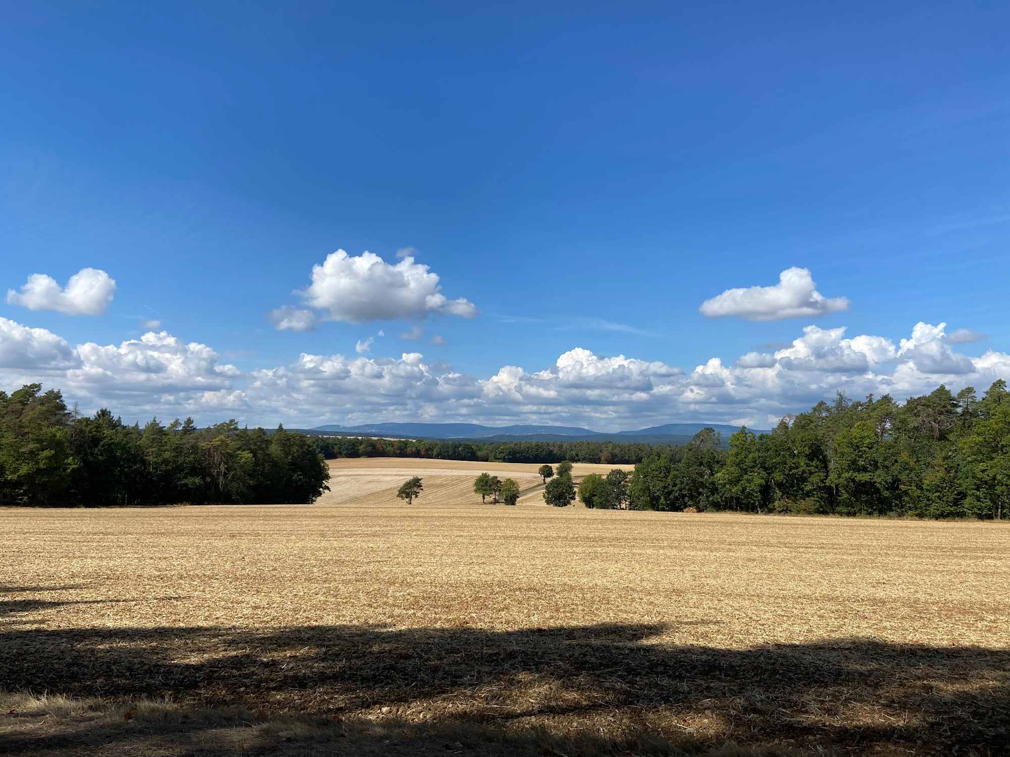 Rhön Panorama an der Extratour Strahlungen