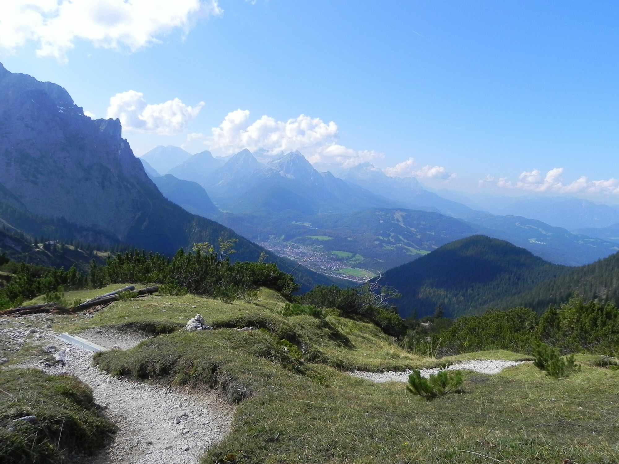 Ausblick vom Weg zum Wörnersattel