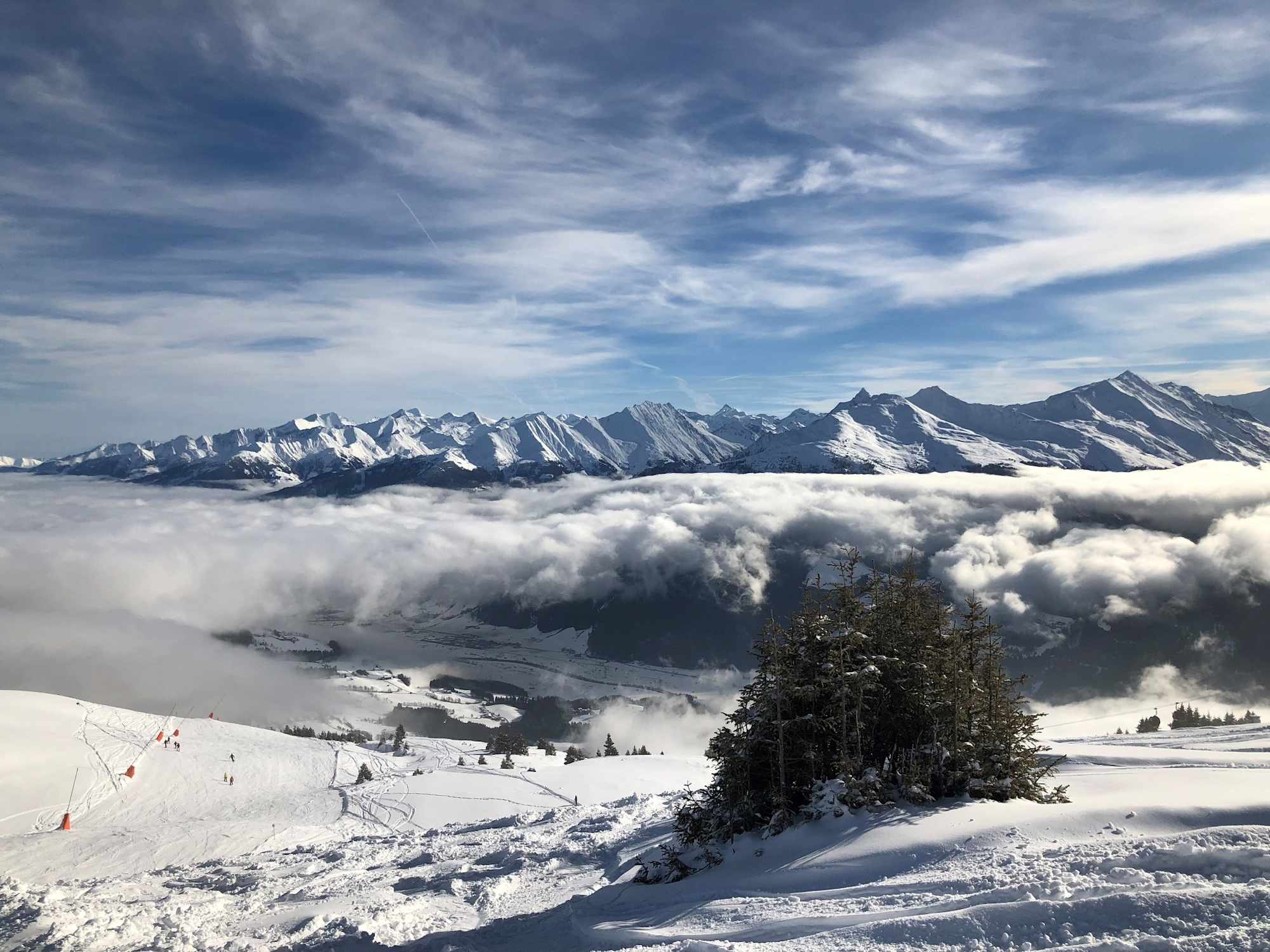 Vom Gipfel der Resterhöhe bietet sich ein schöner Ausblick auf das Saalachtal.