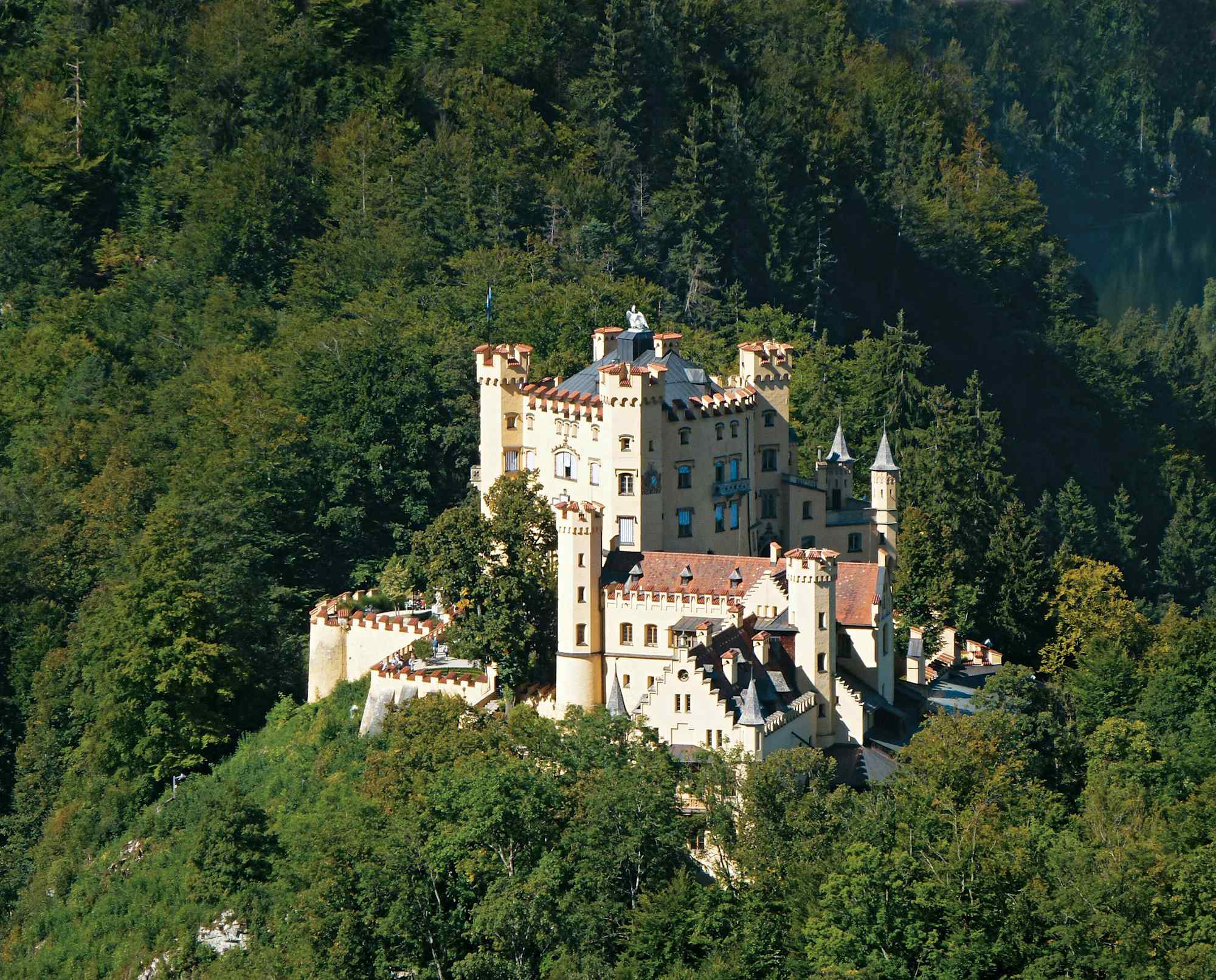 Auf Schloss Hohenschwangau erledigte Max II. seine Amtsgeschäfte.