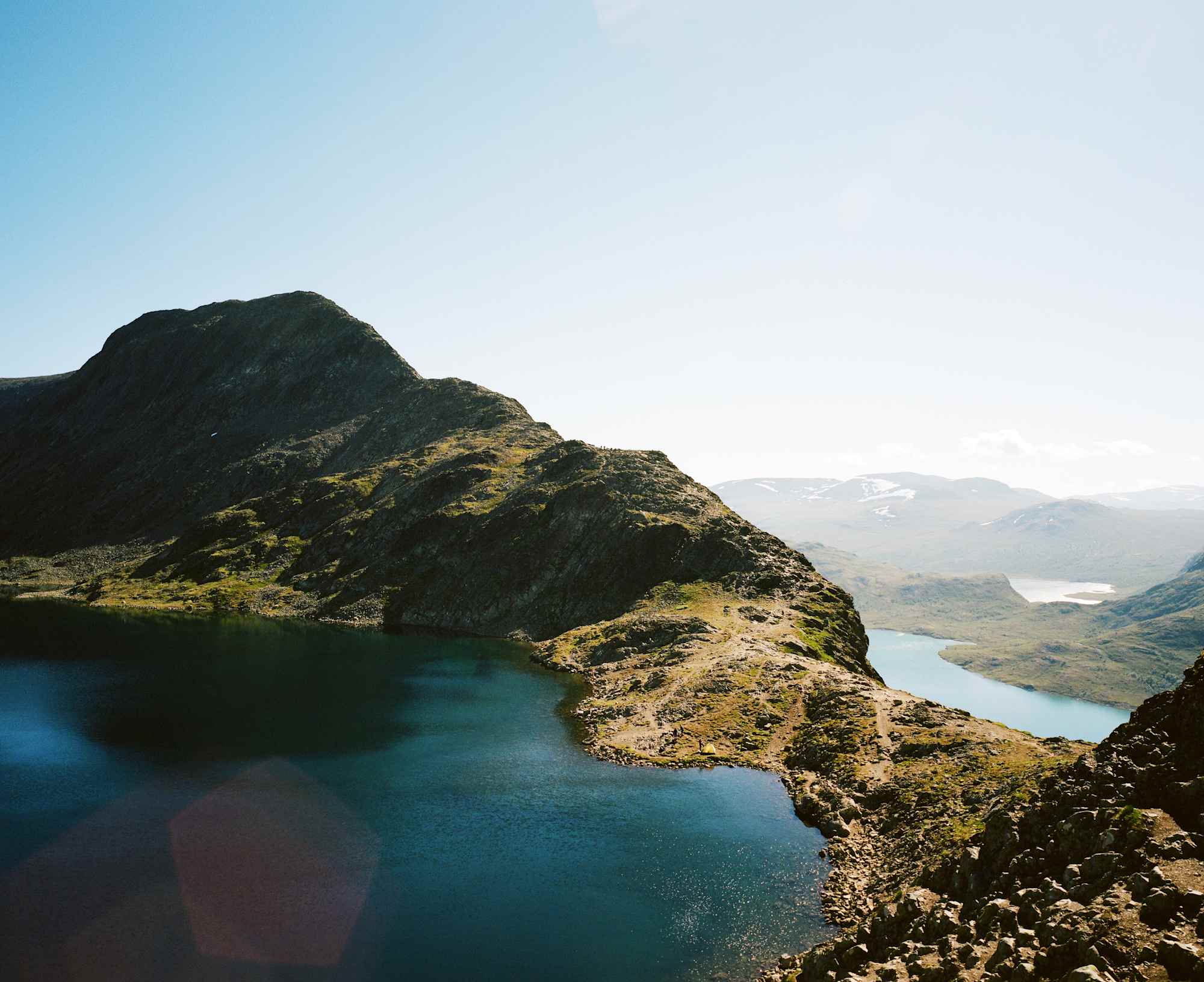 Besseggenrat im Nationalpark Jotunheimen , Norwegen