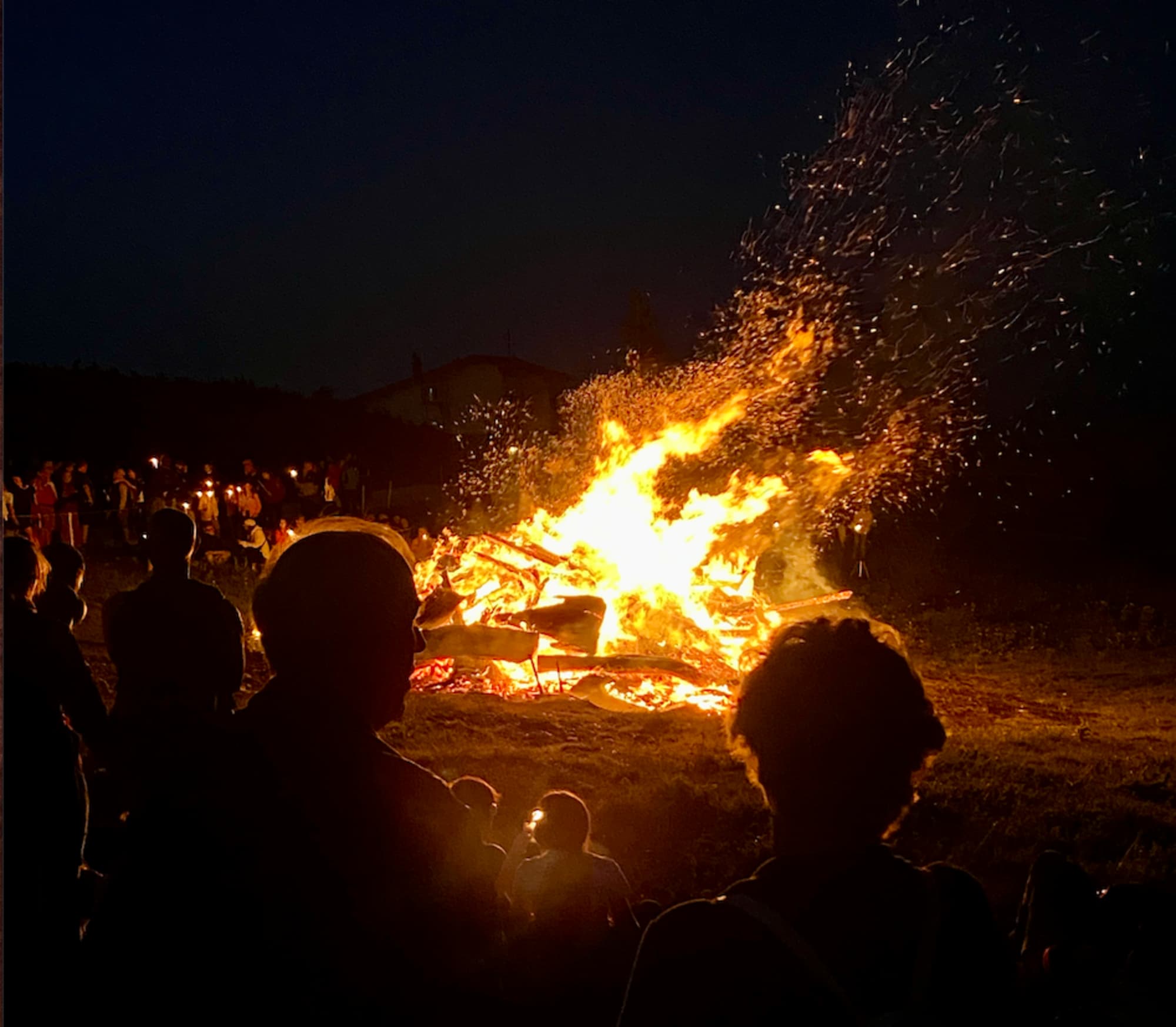 Sonnwendfeuer am Feuerkogel