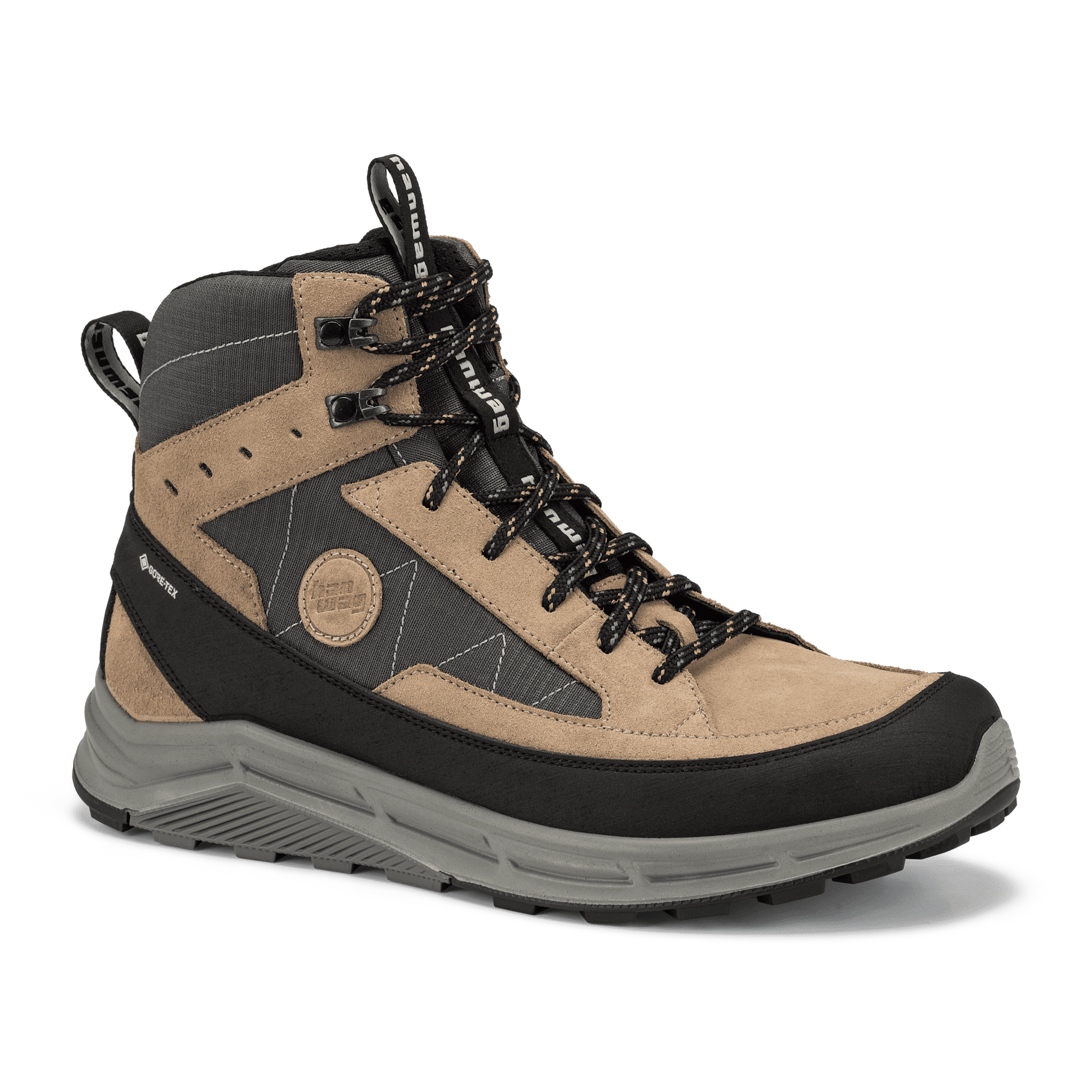 Produktfoto des Hanwag Rotpunkt Light Mid GTX – knöchelhoher Outdoor- und Alltagsschuh aus Spaltleder mit GORE-TEX-Membran, robust und vielseitig einsetzbar.
