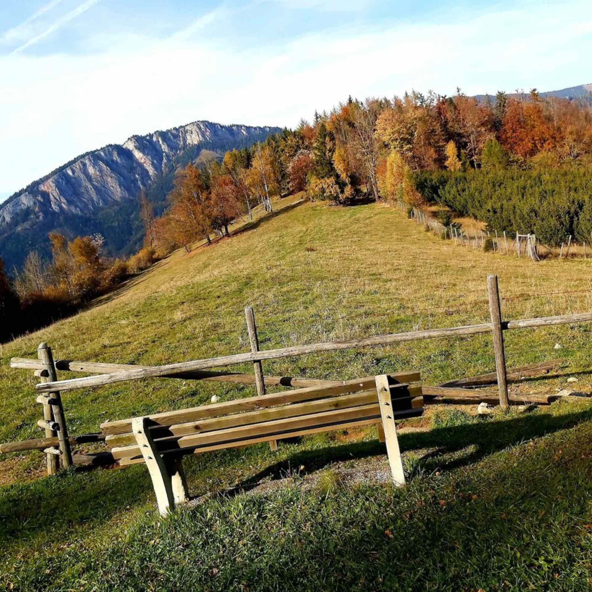 Blick zur Roten Wand, Naturpark Almenland