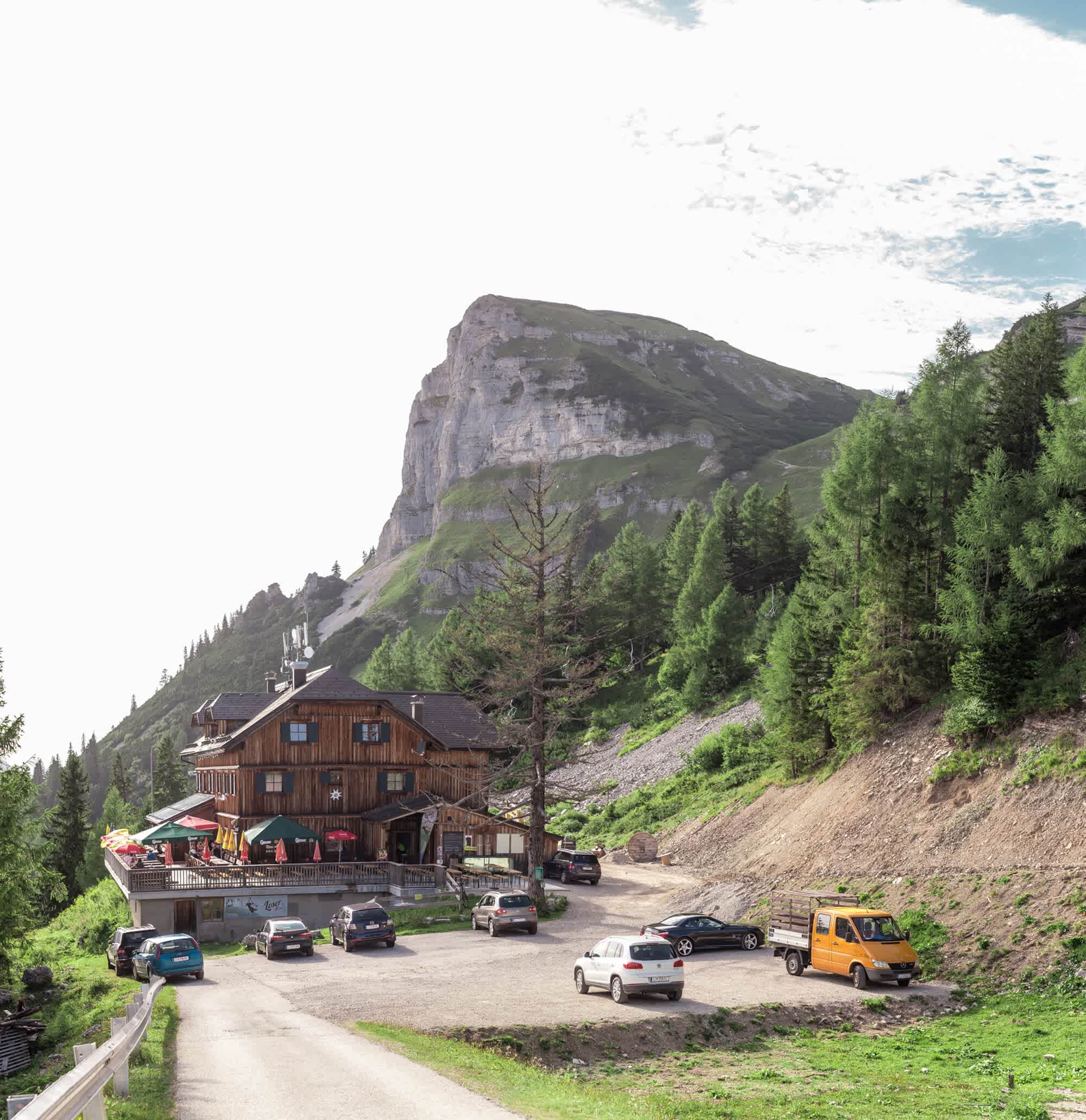 Gut erreichbar ist die Loserhütte auch für Mountainbiker.
