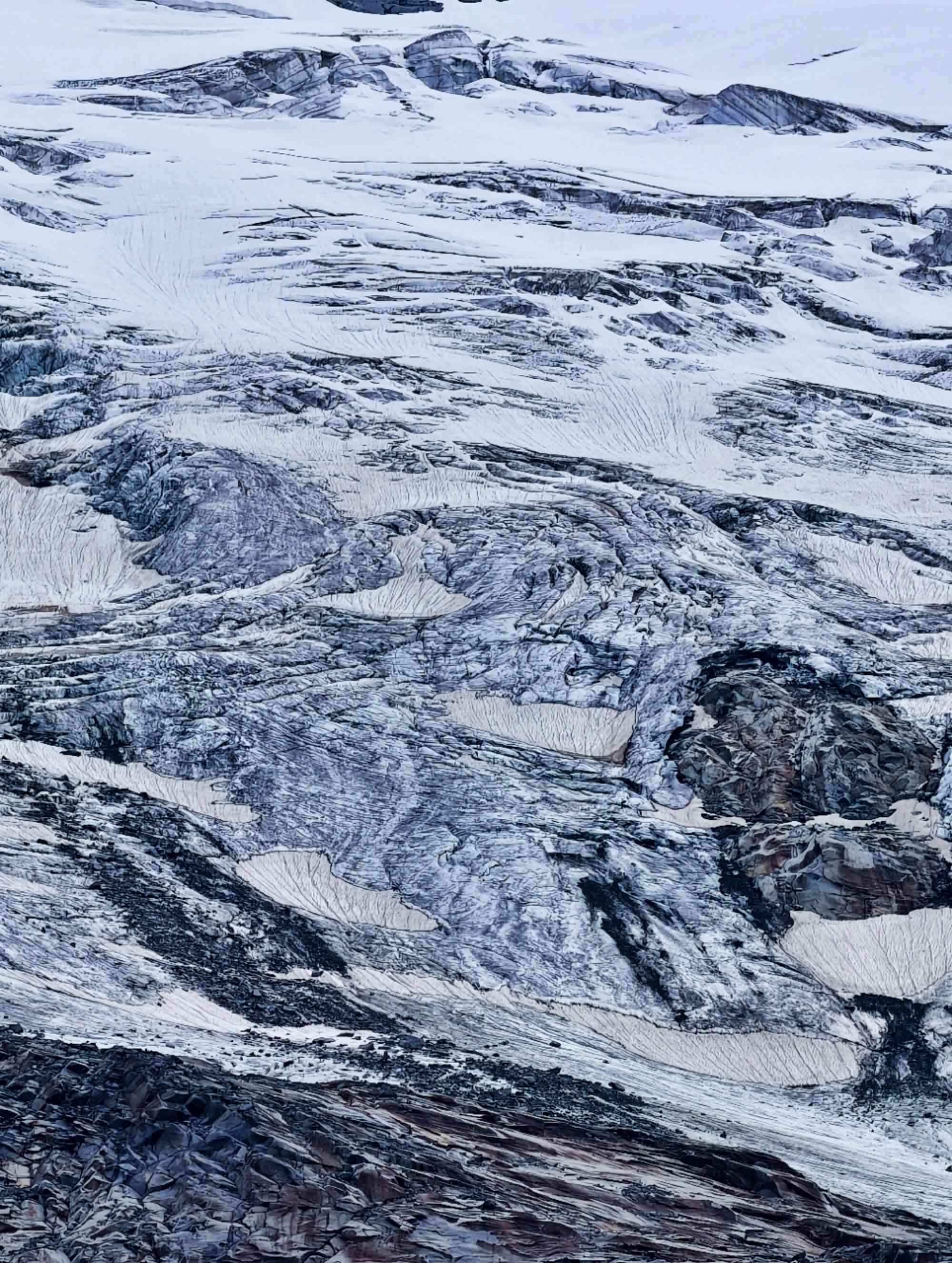 Bergwelten Fotowettbewerb Dein Blick auf die Berge Foto 7, Zemmgrund im Zillertal: Aussicht auf das Gletschergebiet Waxeggkees.