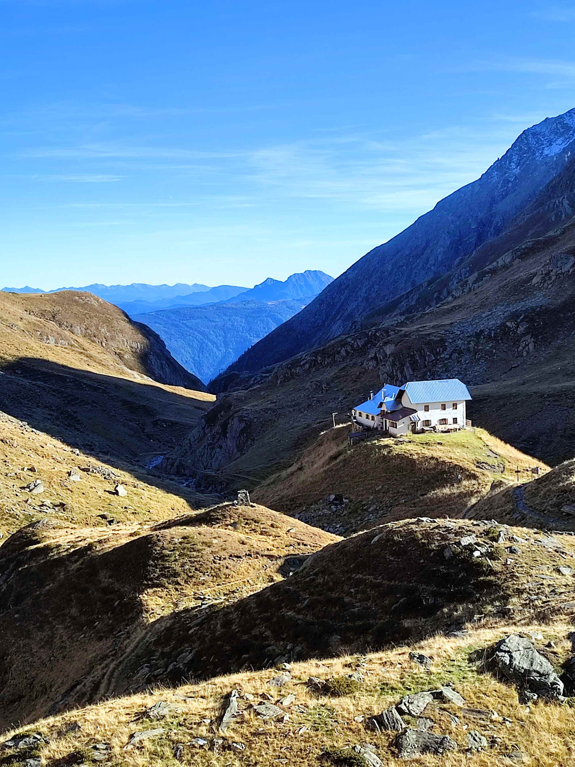 Blick auf die Lodnerhütte