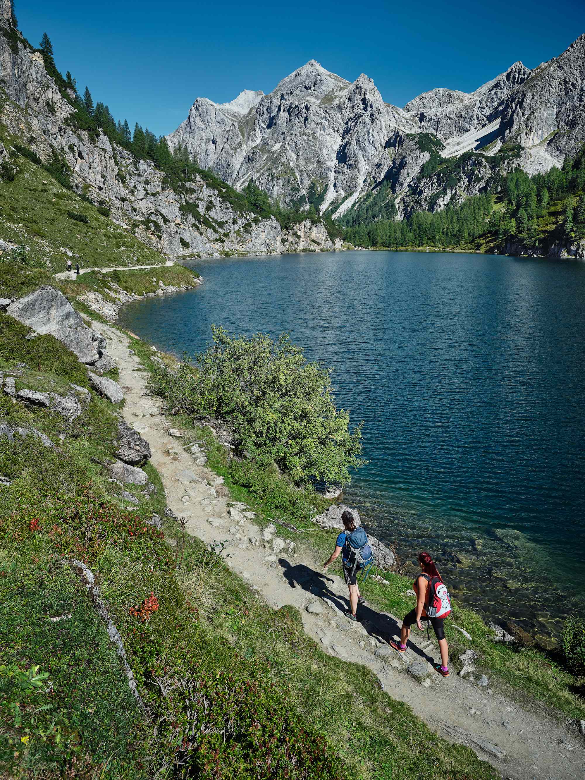 Wanderer am Tappenkarsee