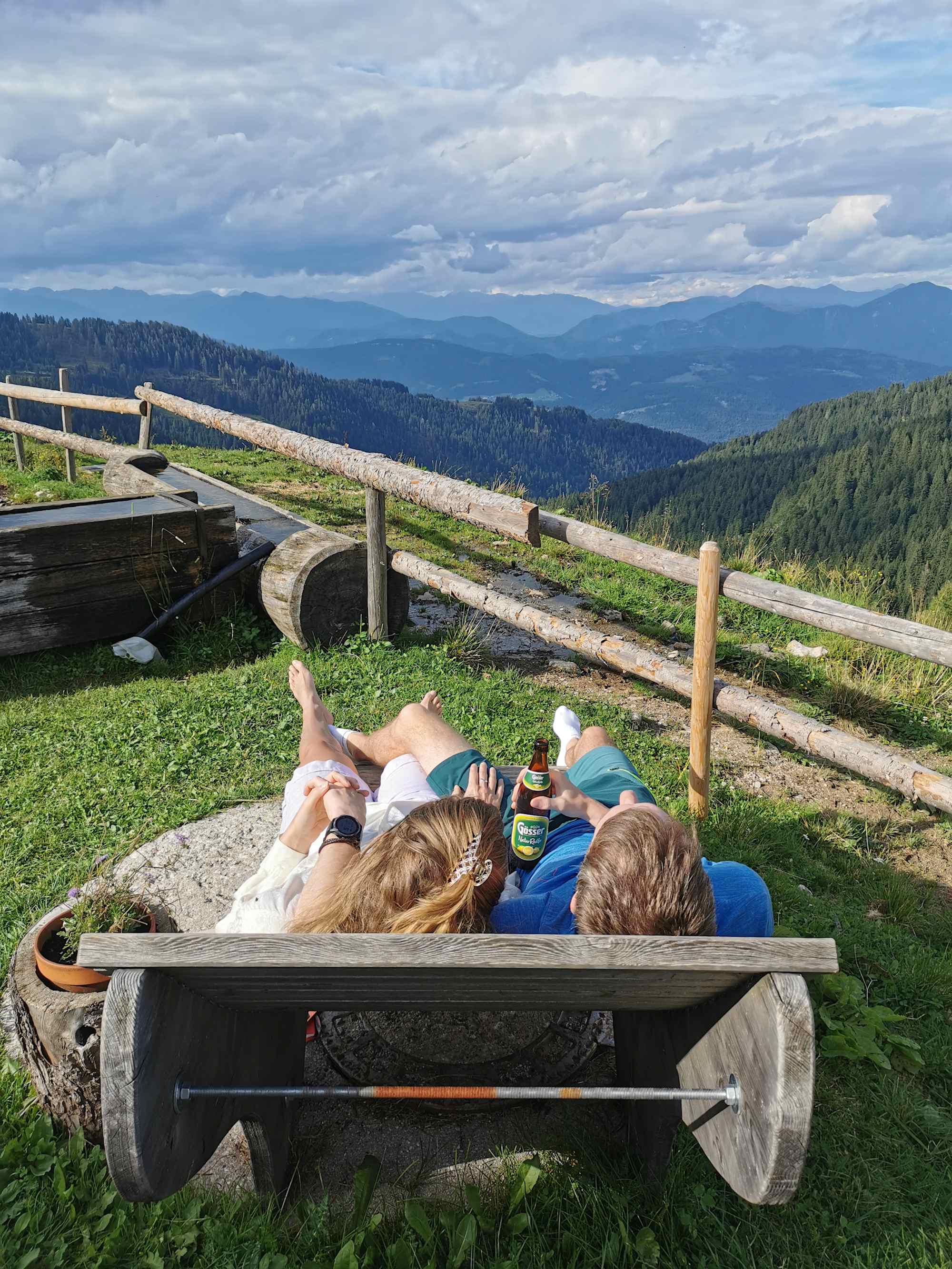 Aussicht von der Rudnig Alm
