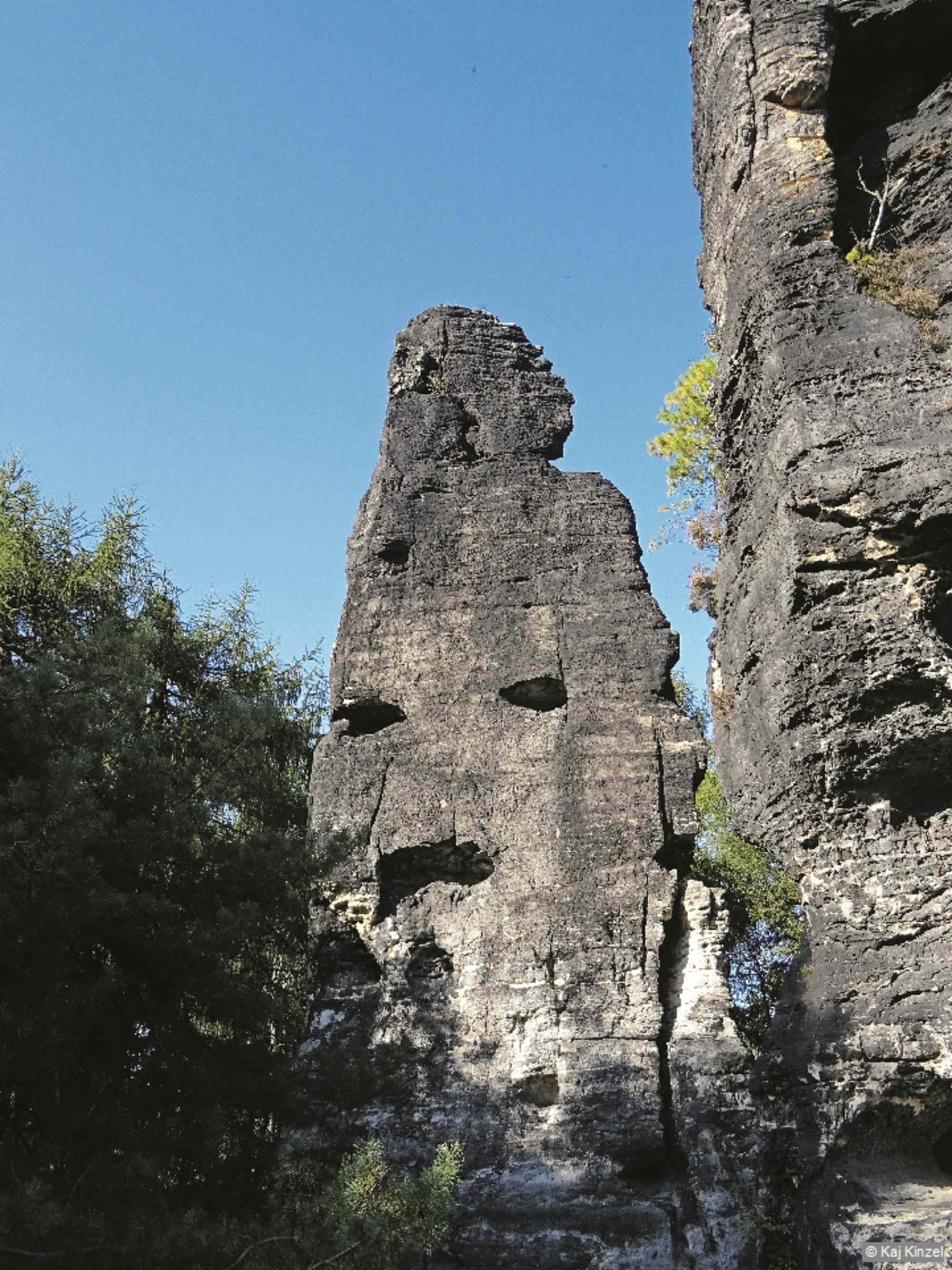 Felsturm »Hagerer Doktor« bei Tisá.