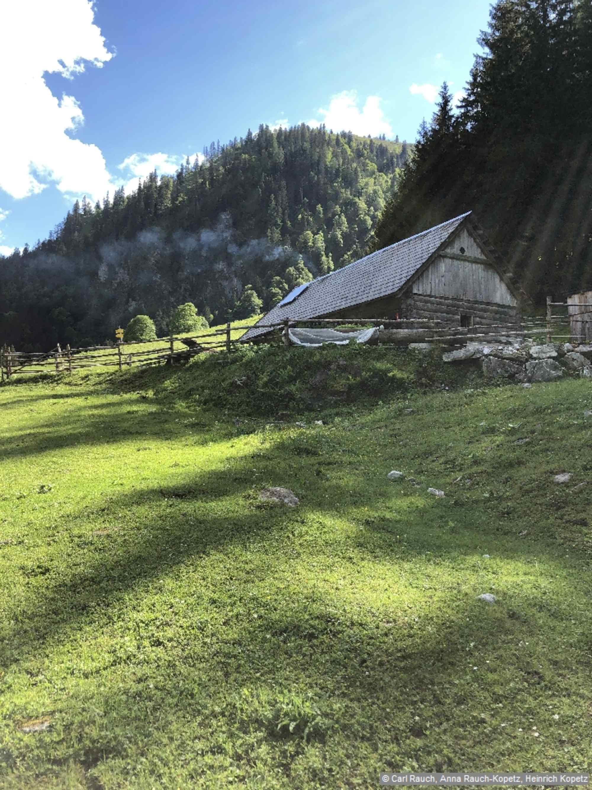 Wenn man die Niederalm erreicht hat, ist es nicht mehr weit ins Tal.