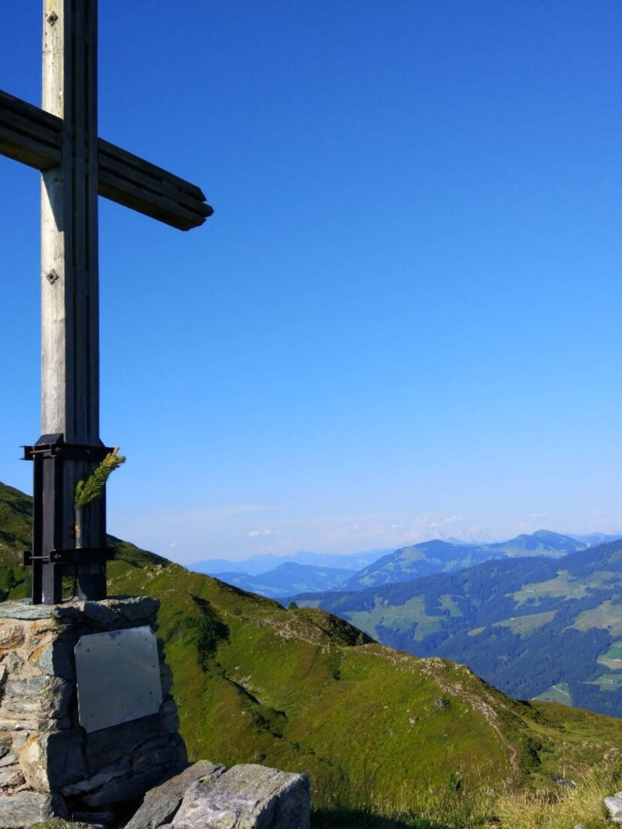 Am Gipfel der Breiteggspitze