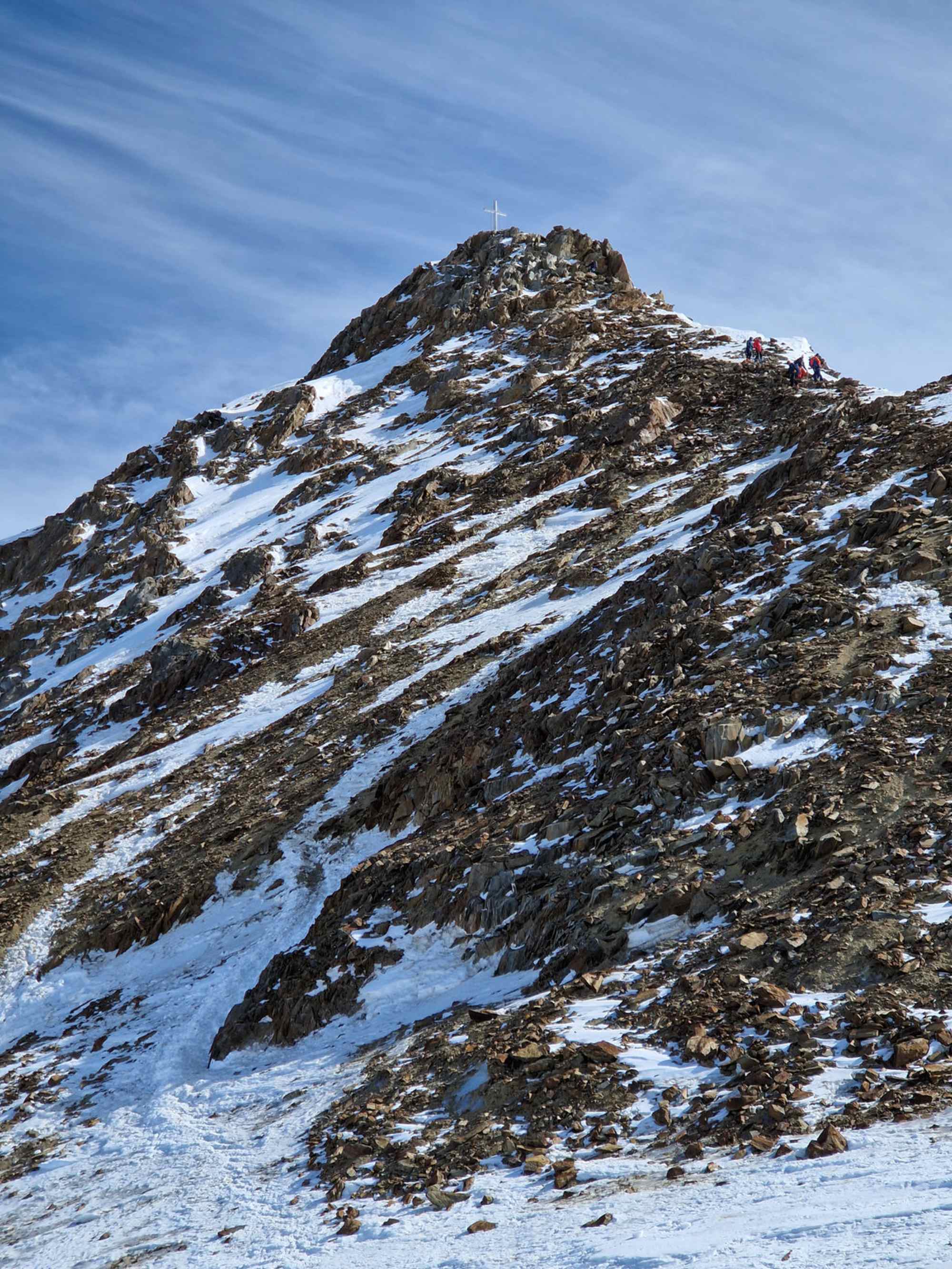 Anstieg Wildspitze