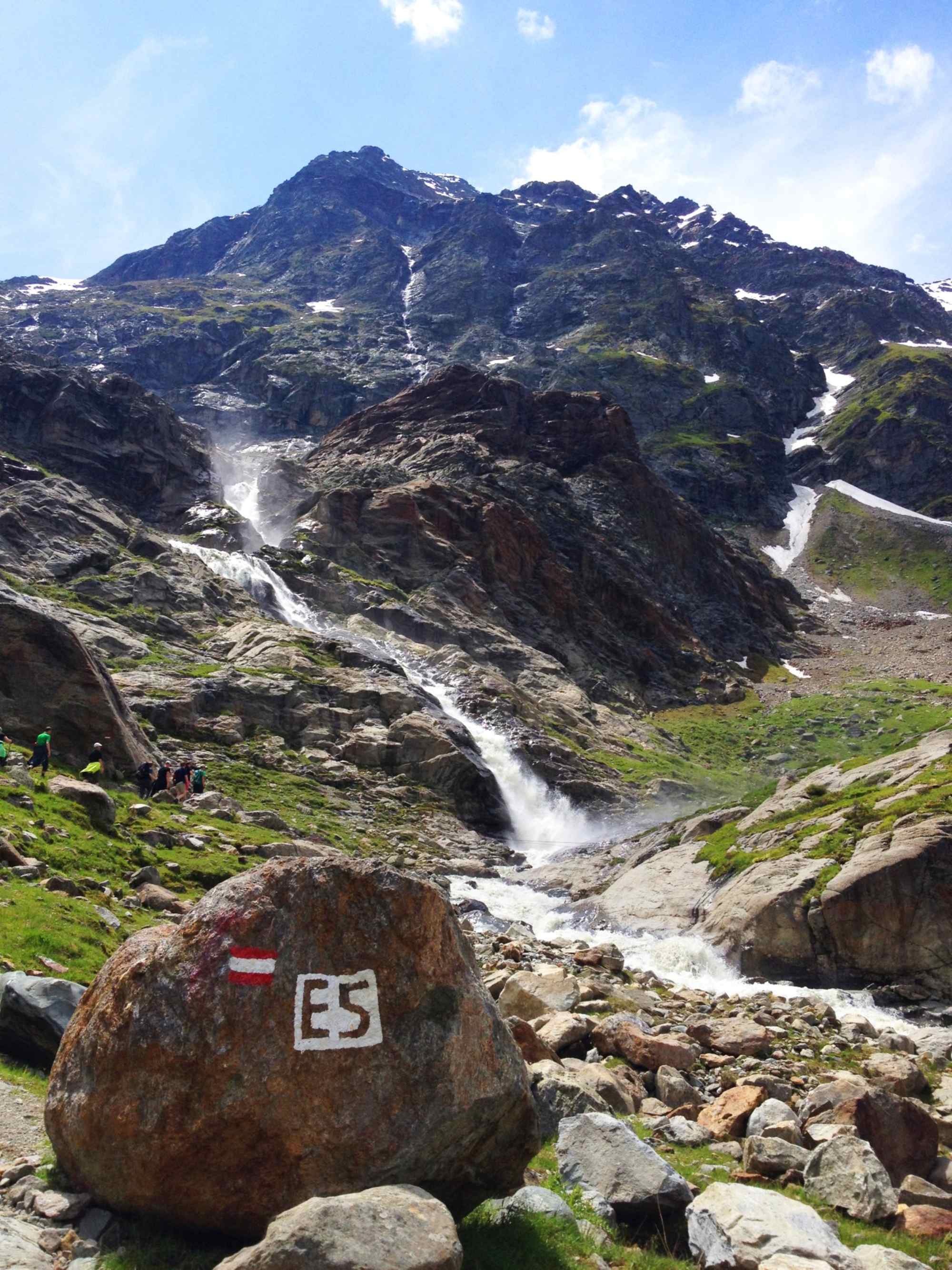 Aufstieg zur Braunschweiger Hütte