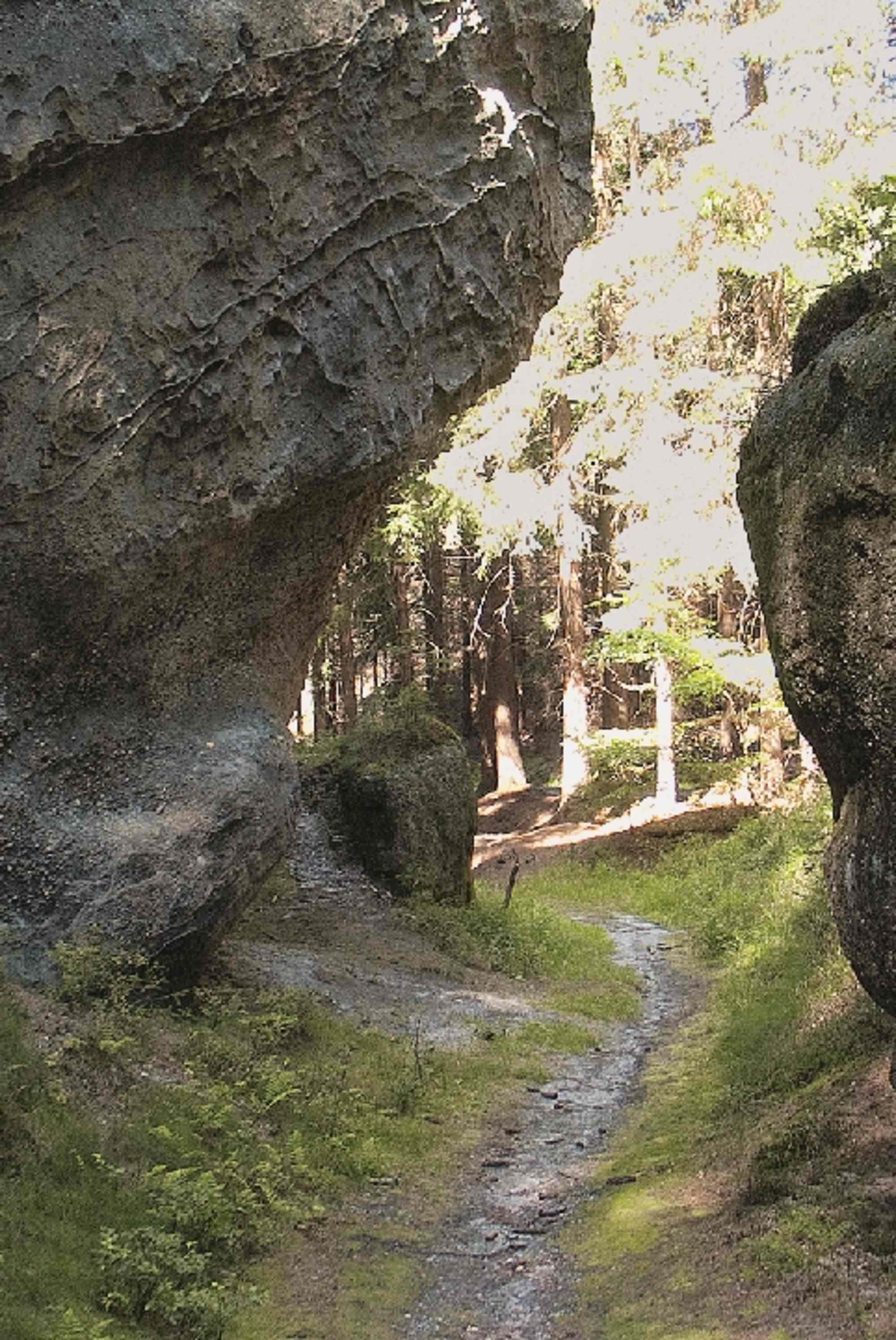 Wanderweg durch das Böhmische Tor.