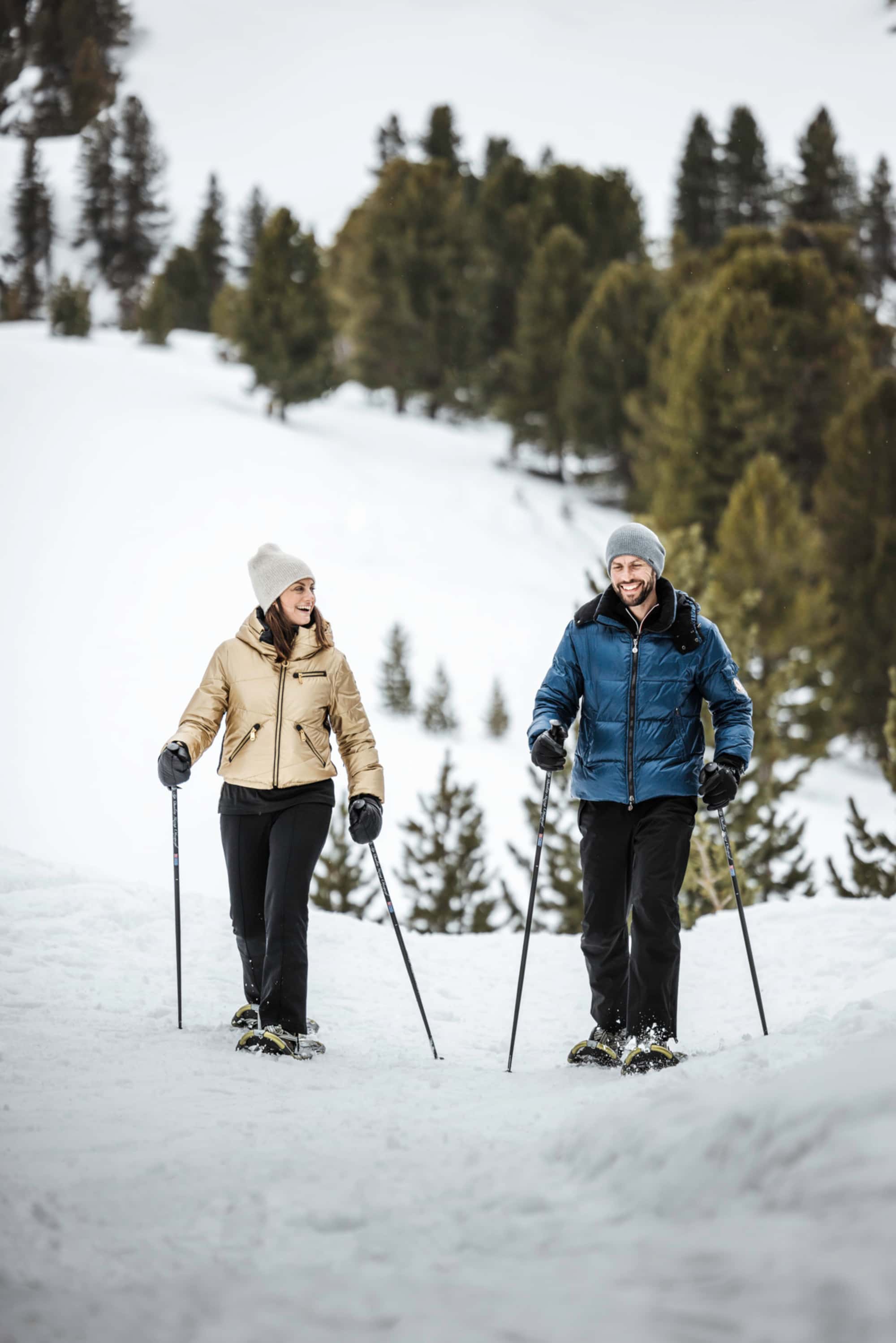 Am Schneeschuhtrail Zirbenwald in Hochgurgl