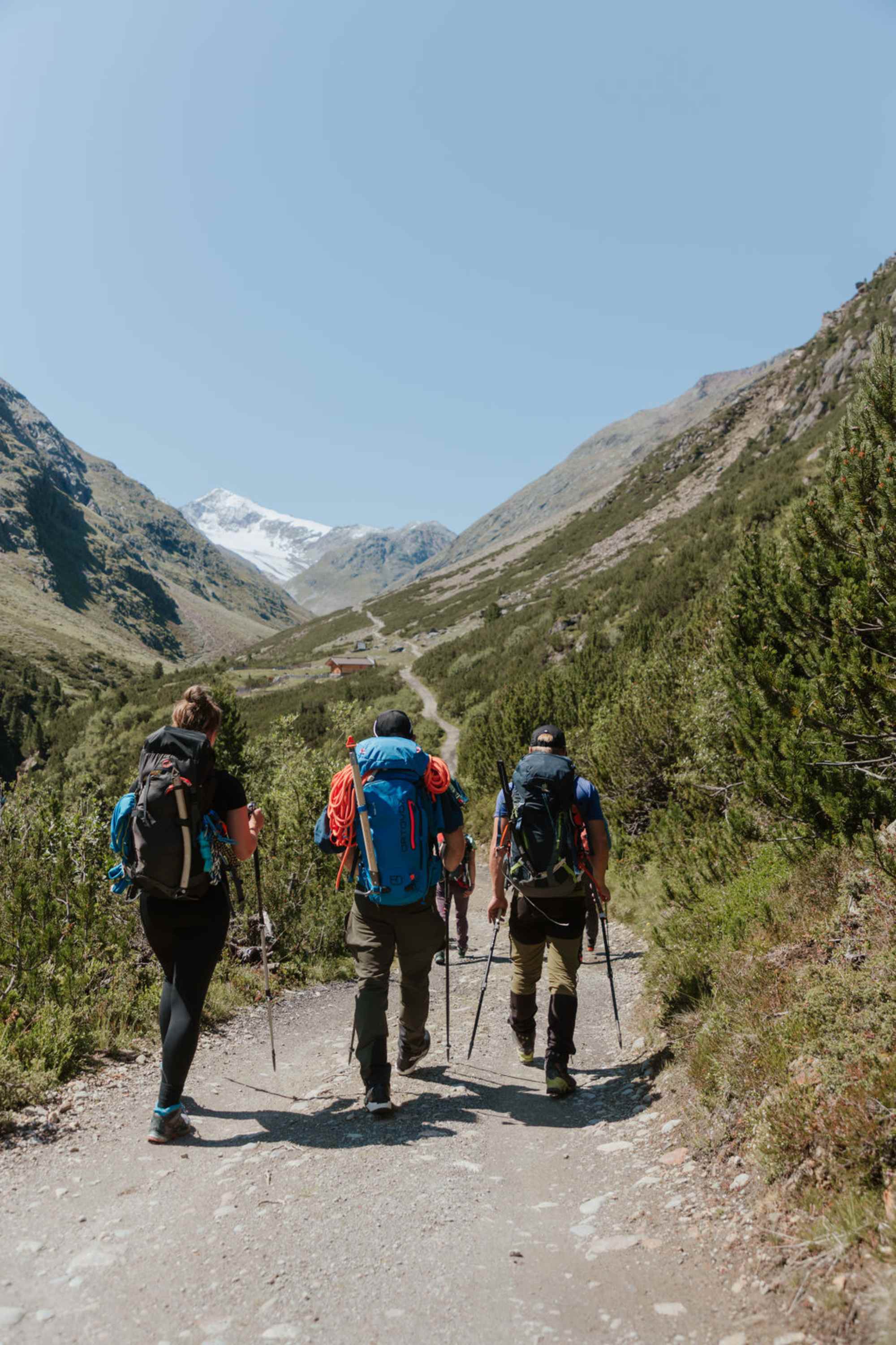 Von Vent in Richtung Martin-Busch-Hütte