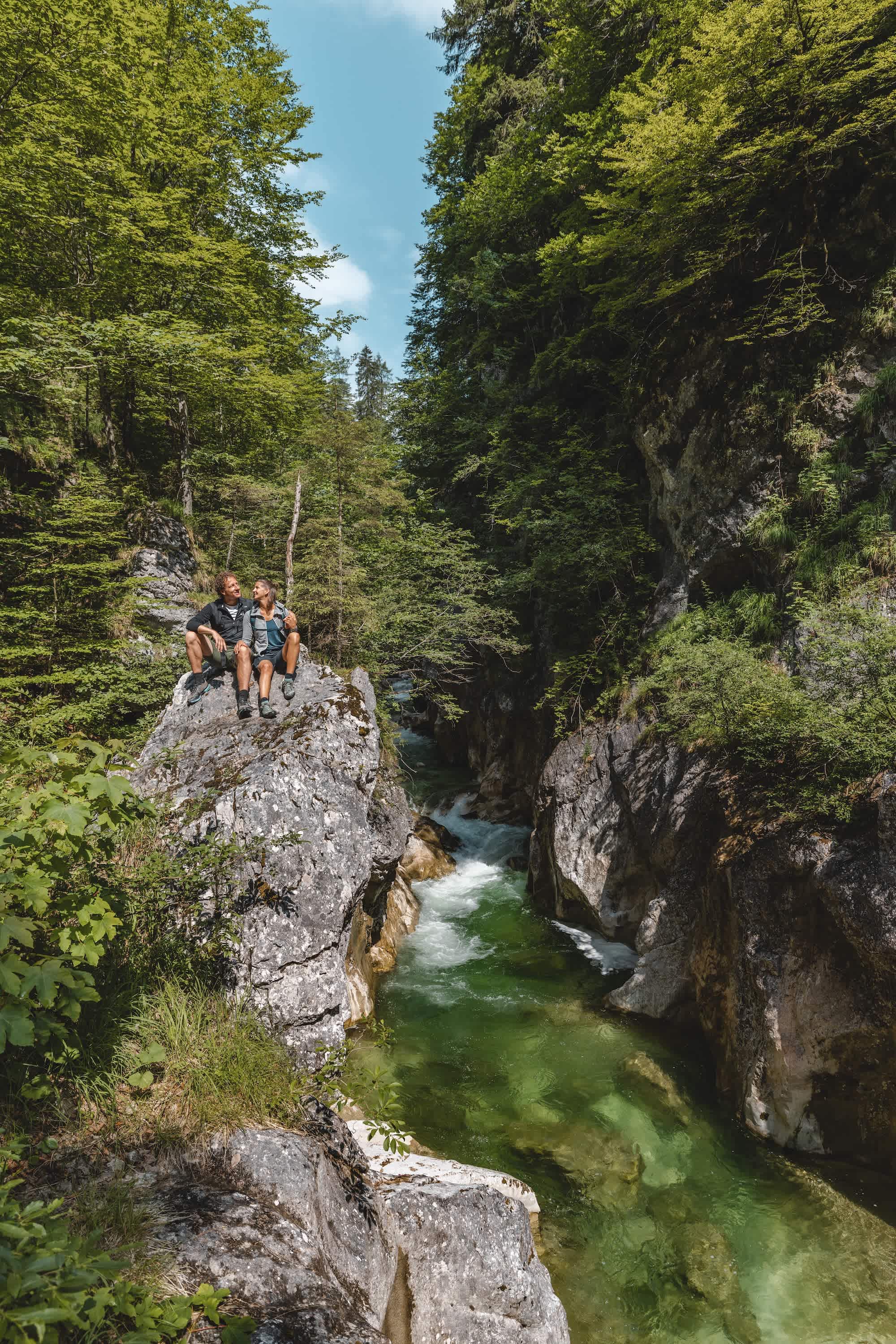 Die Kaiserklamm mit der Brandenberger Ache