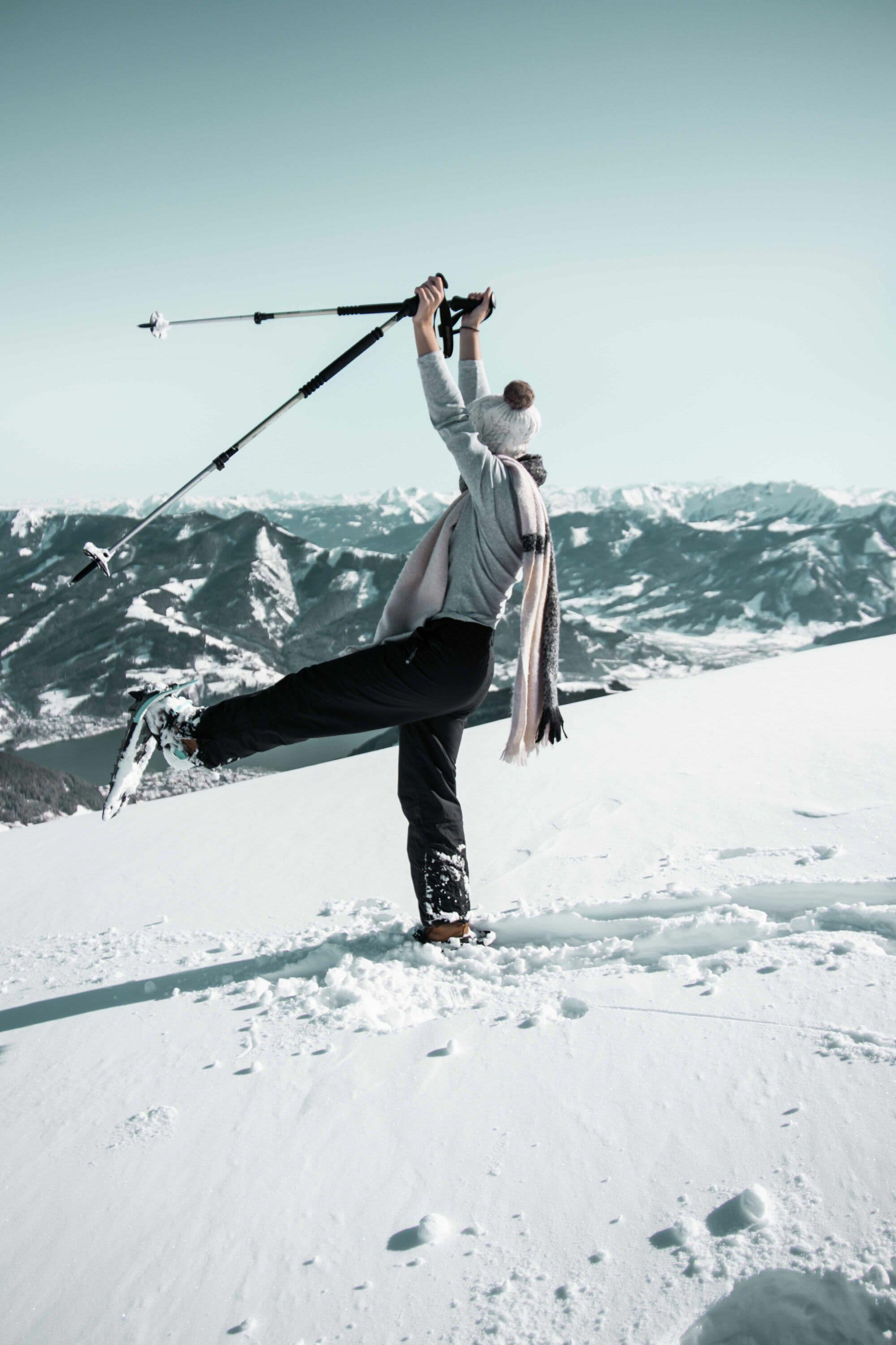 Mit Schneeschuhen auf der Schmittenhöhe