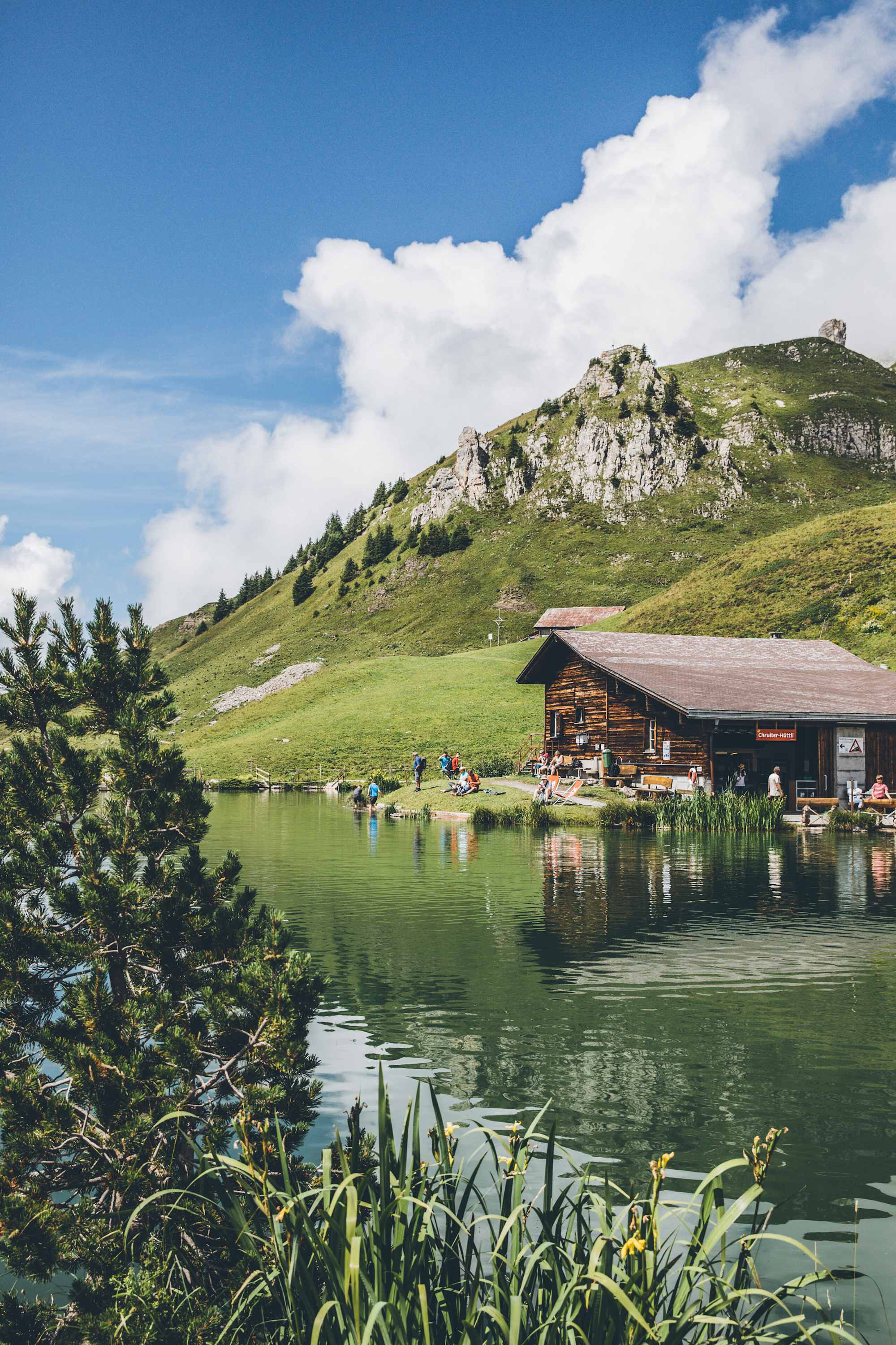 Brunnihütte am Härzlisee