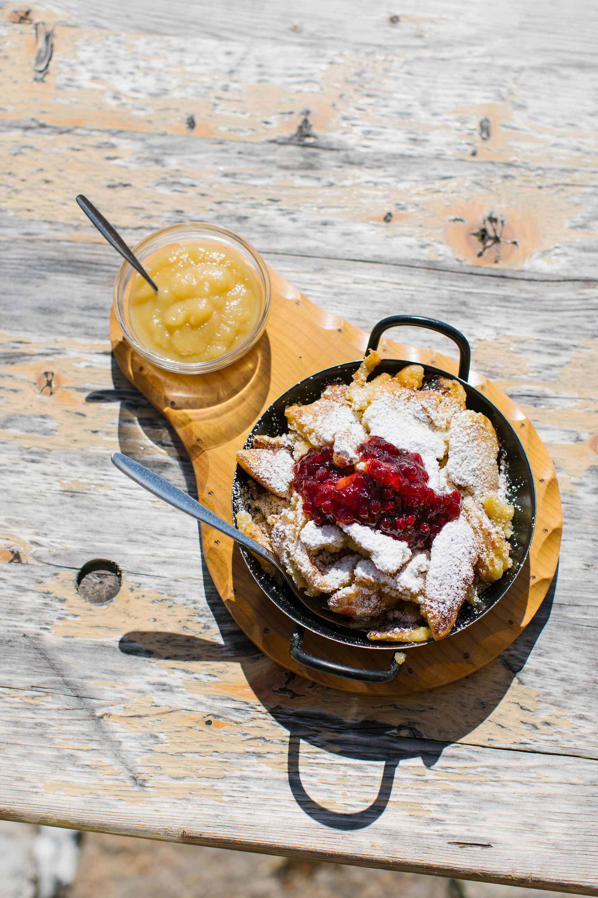 Kaiserschmarrn auf der Jamtalhütte