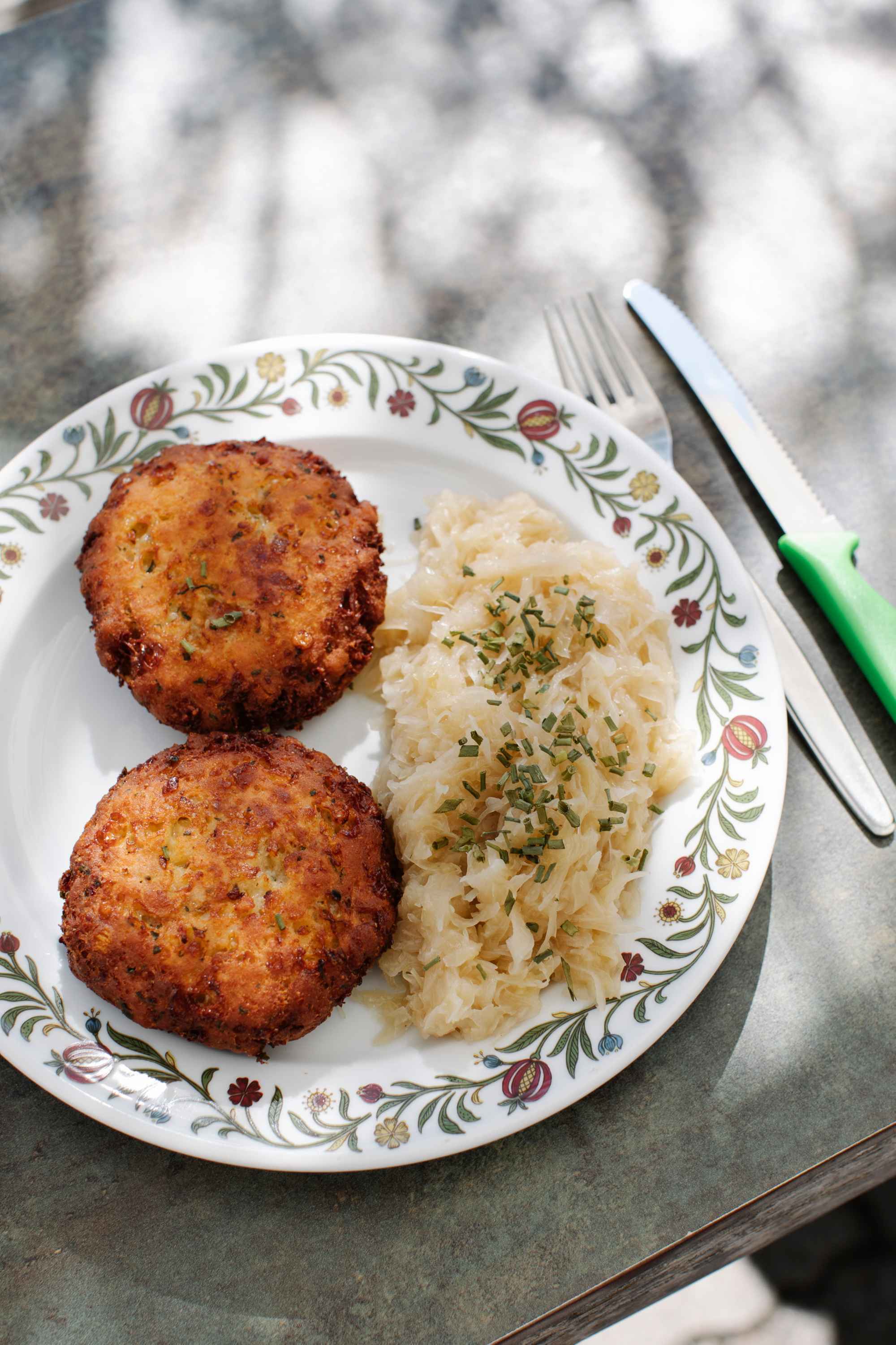 Kaspressknödel auf der Karrer Alm.