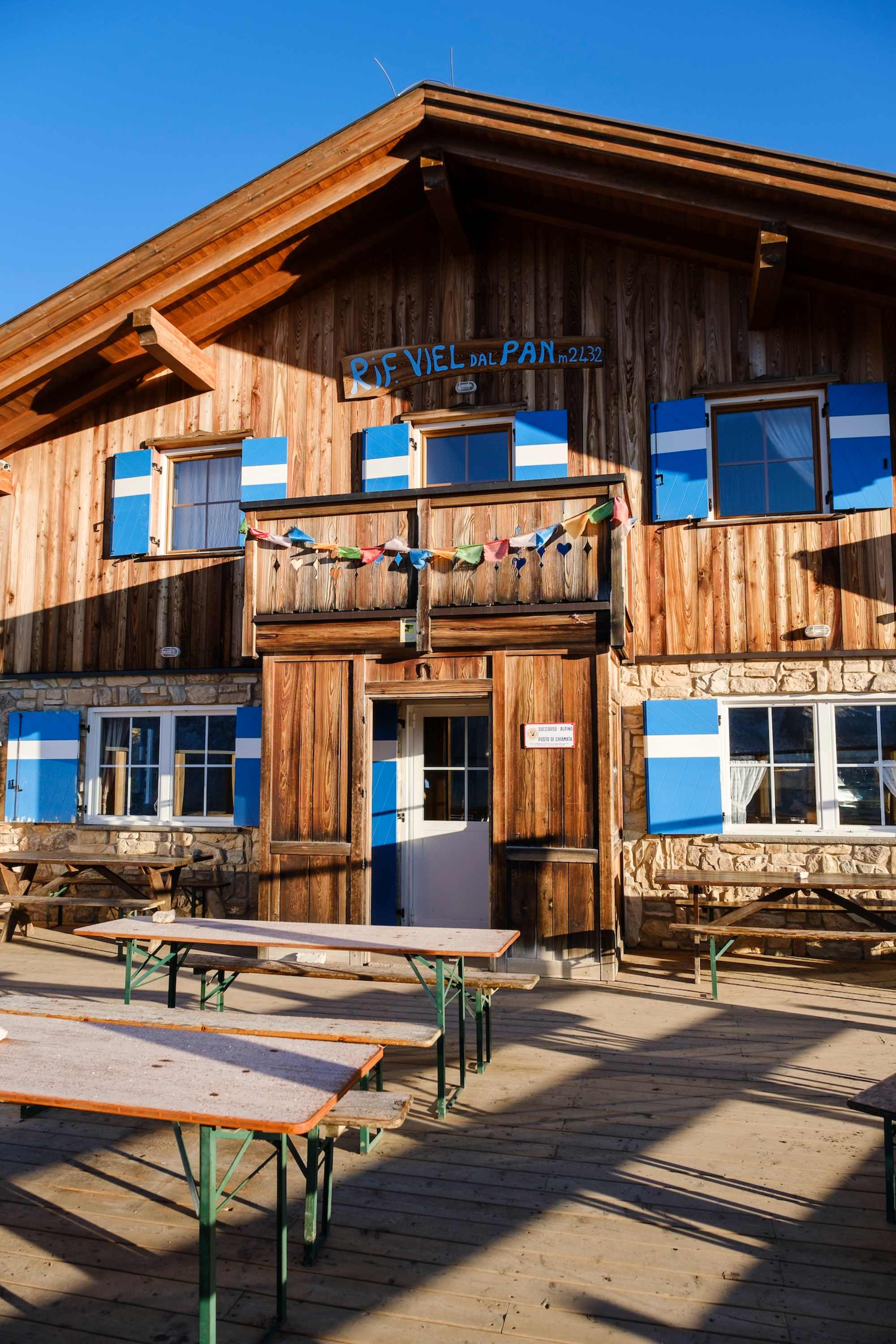 Das Rifugio Viel del Pan