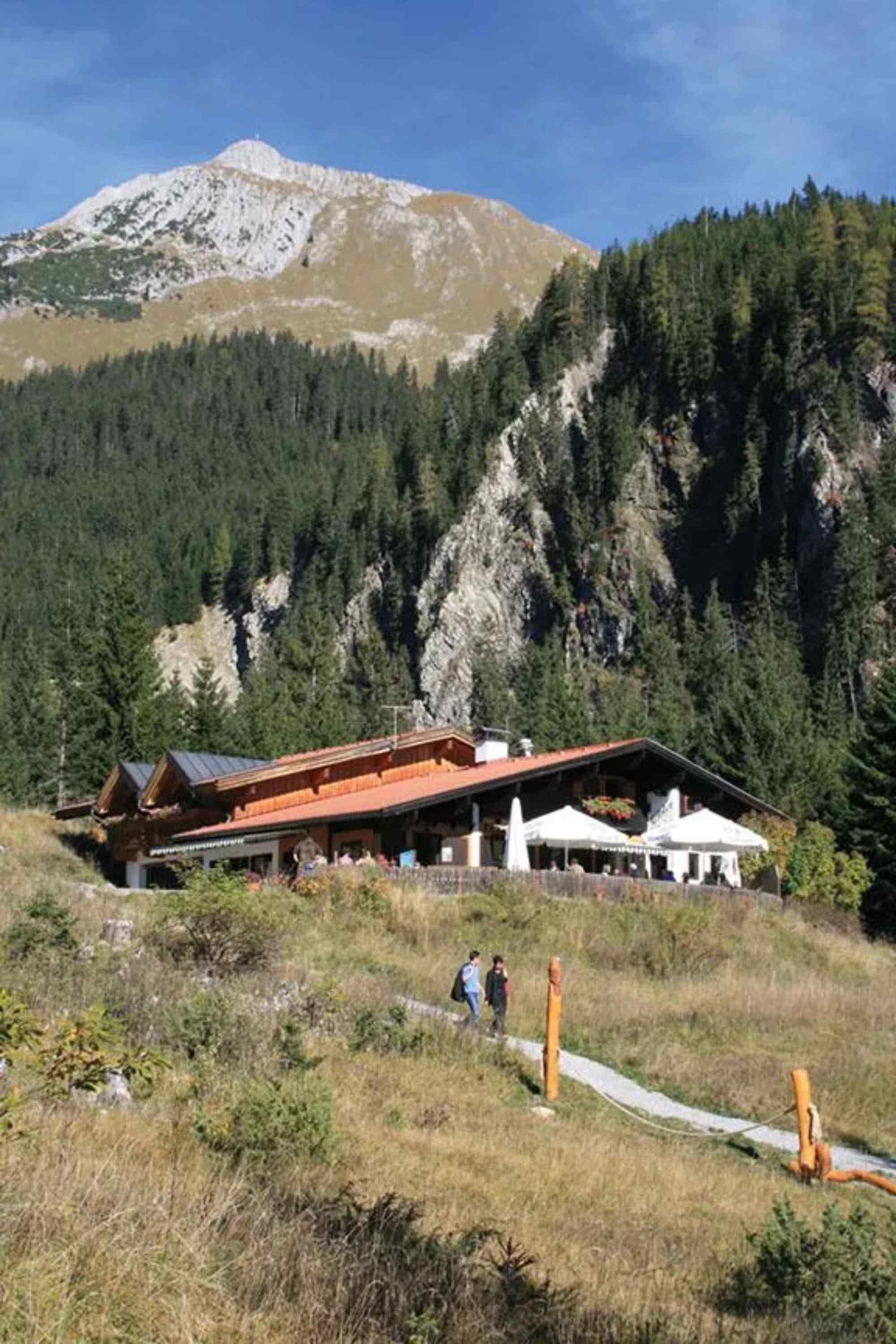 Die Gibler Alm oberhalb von Elbigenalp im Tiroler Lechtal