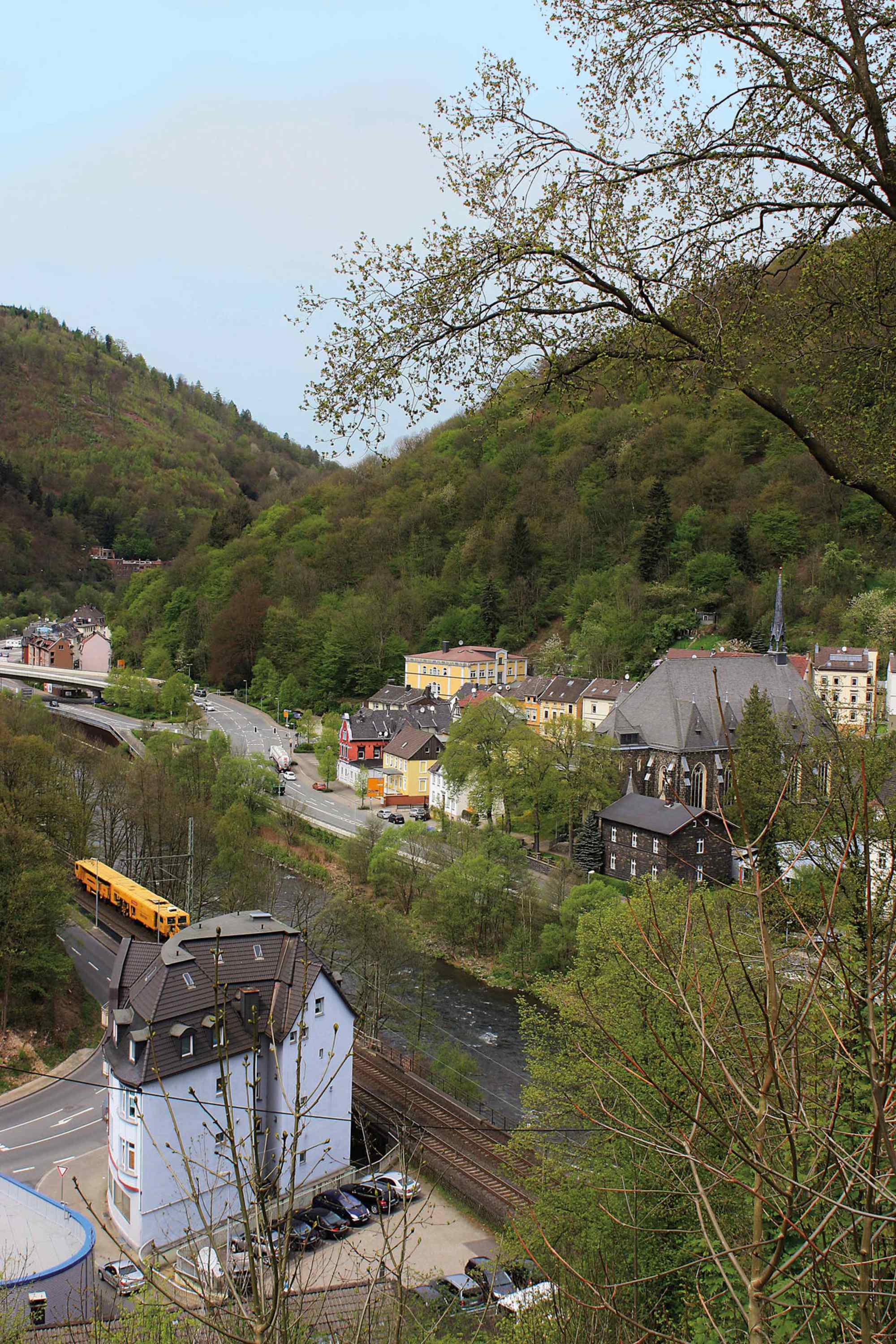 Der Abstieg nach Altena