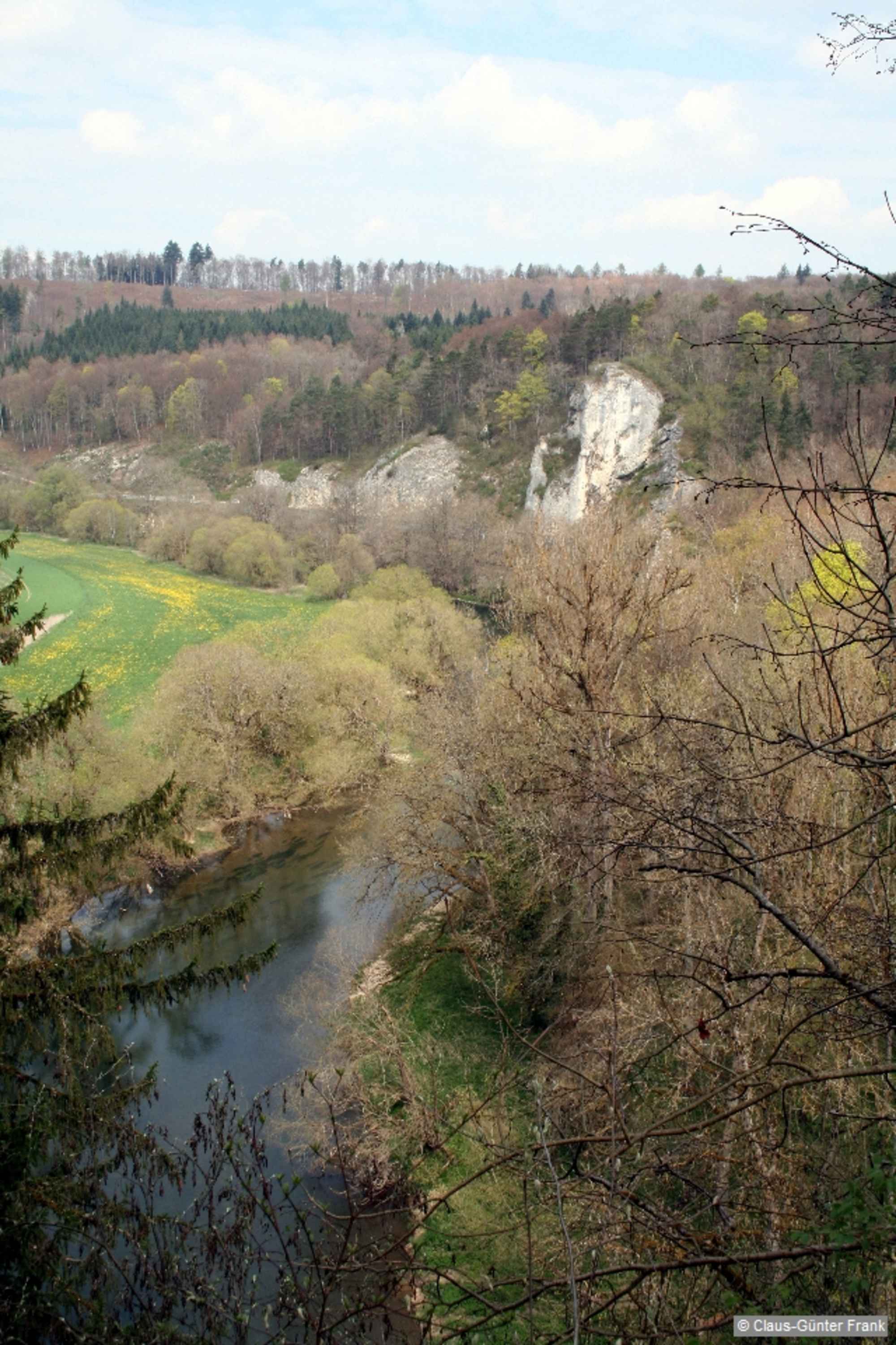 Vom Amalienfelsen aus hat man einen schönen Blick ins Donautal.