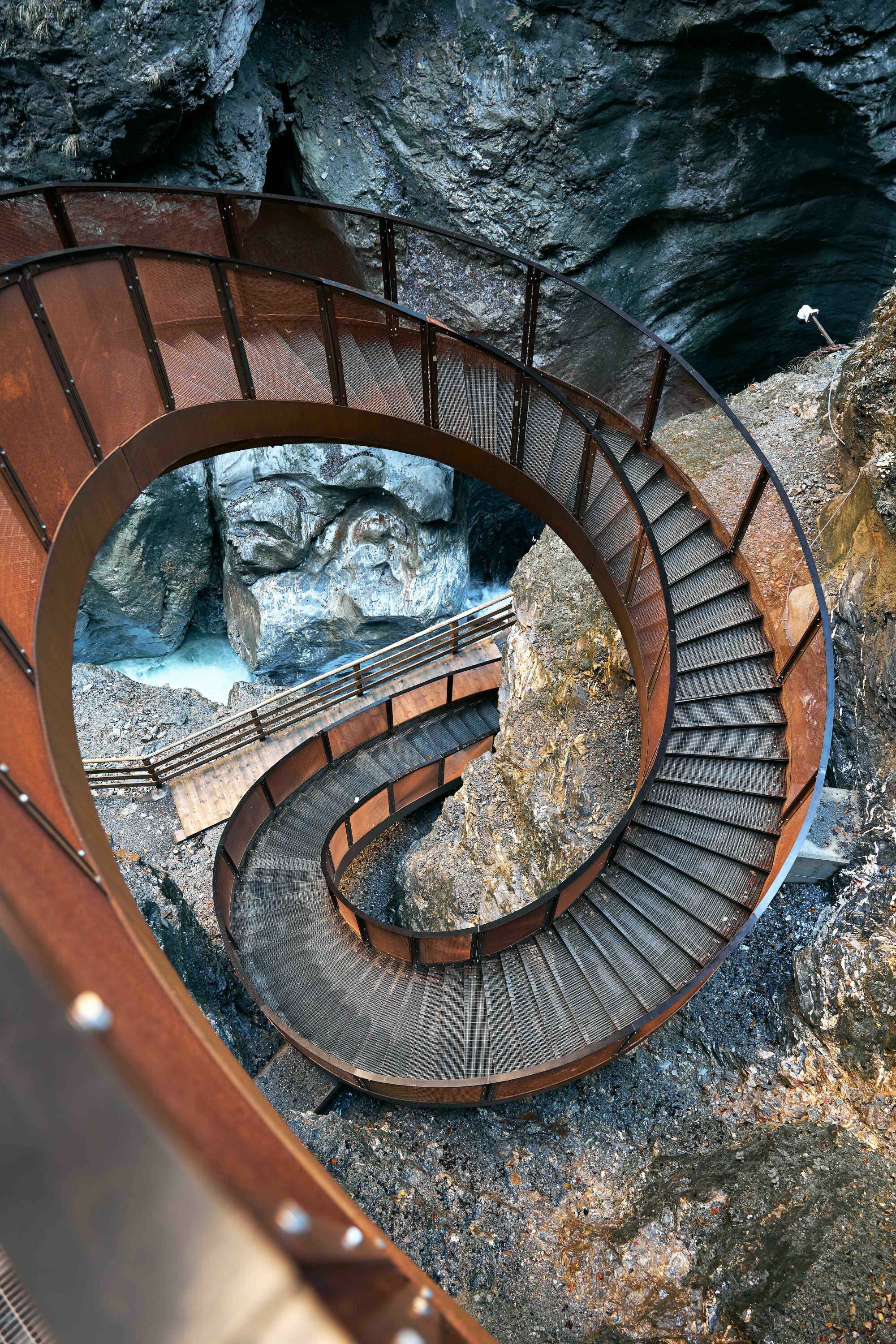 Die „Helix“ in der Liechtensteinklamm