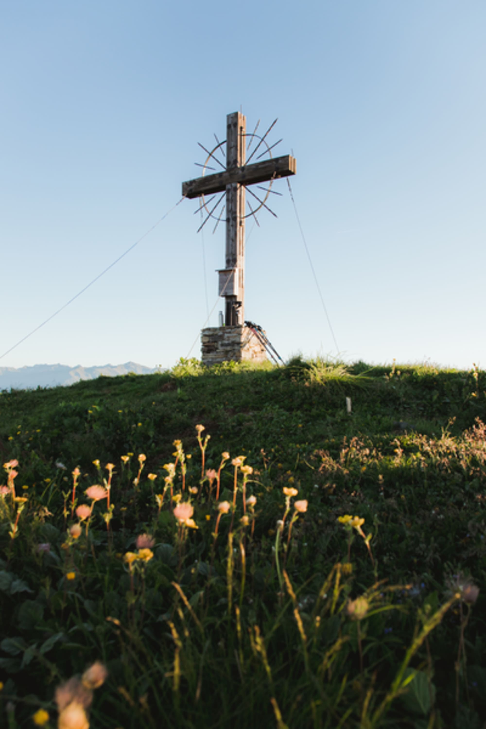 Gipfelkreuz auf der Öfenspitze